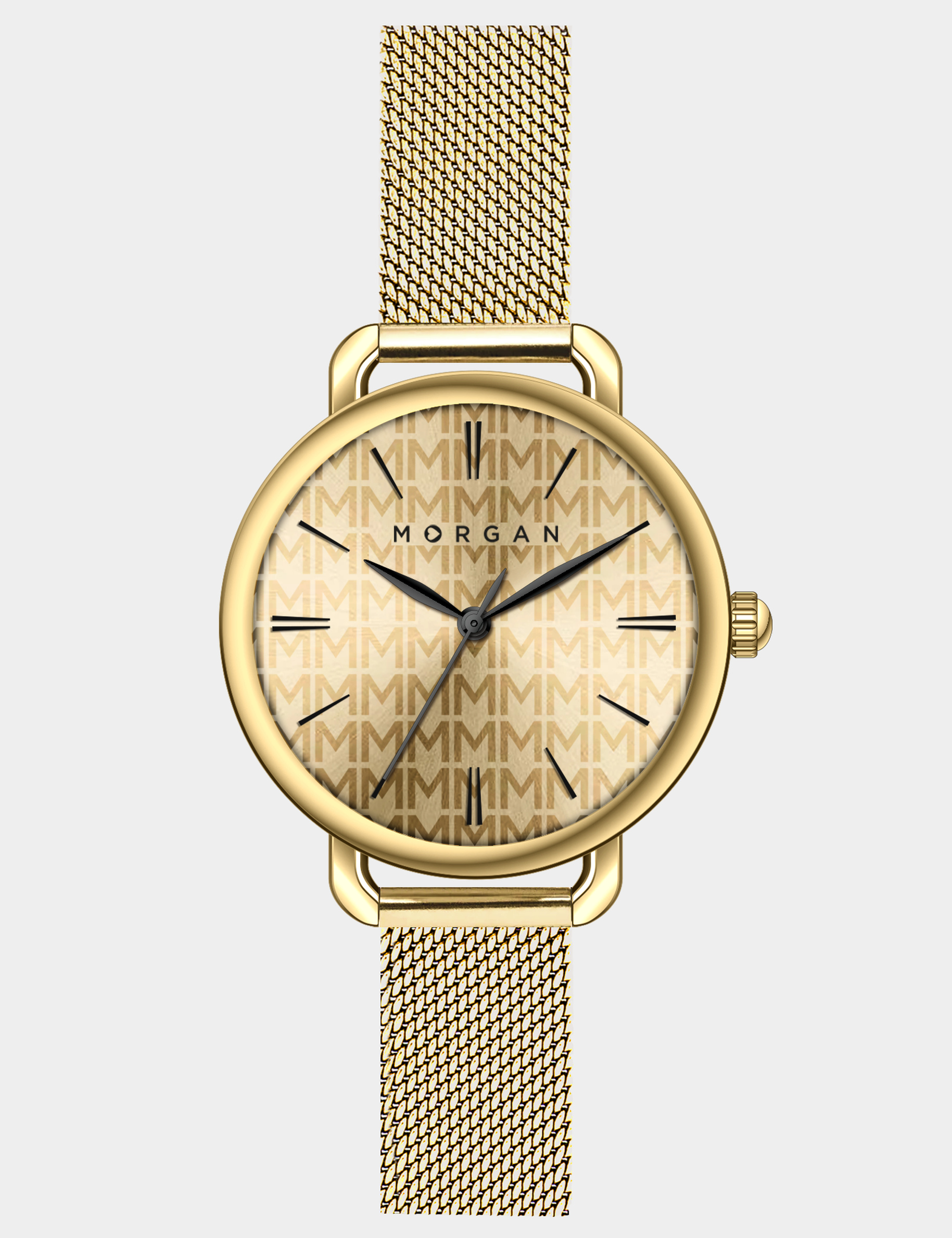 Montre jaune or femme