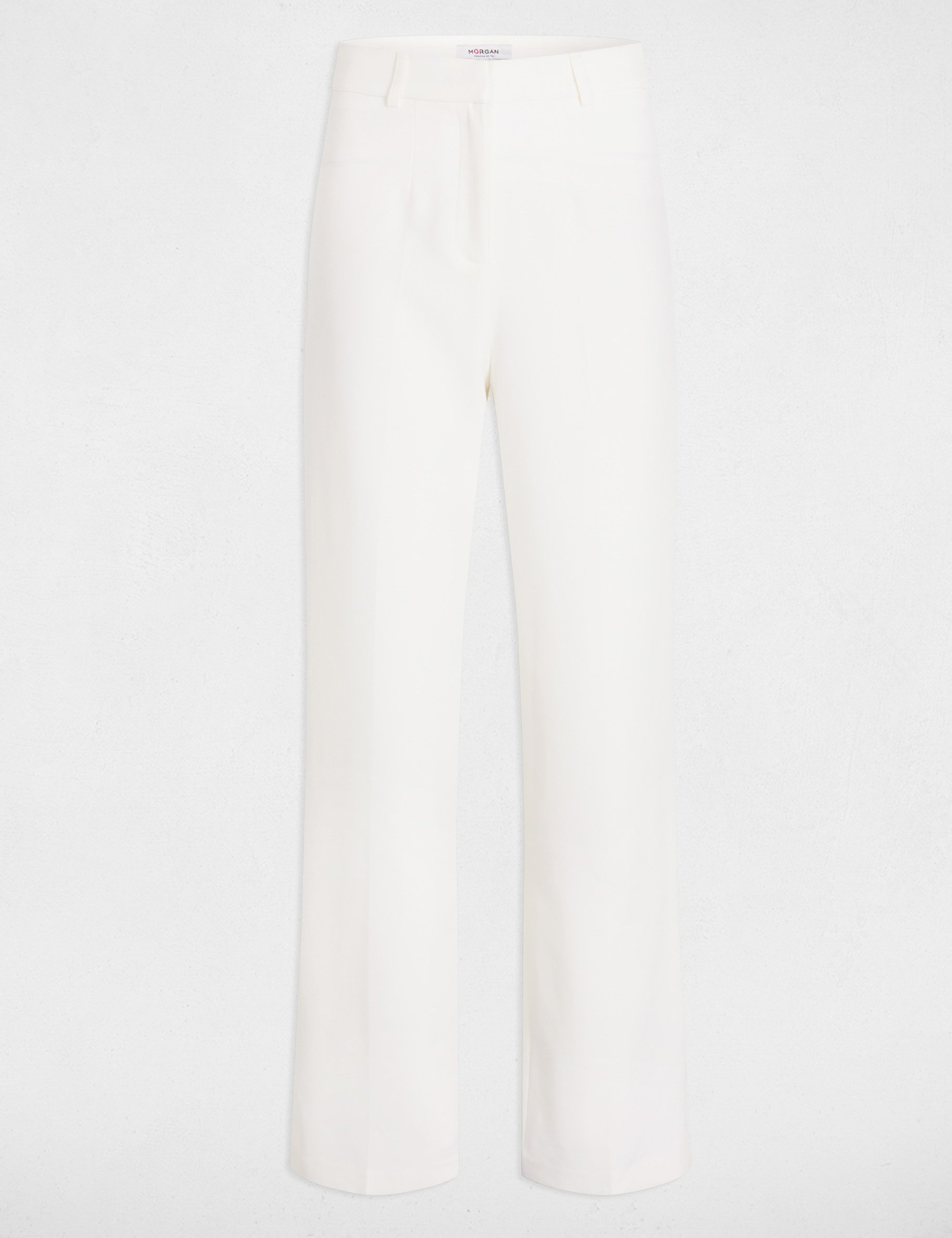 Straight trousers with darts white women