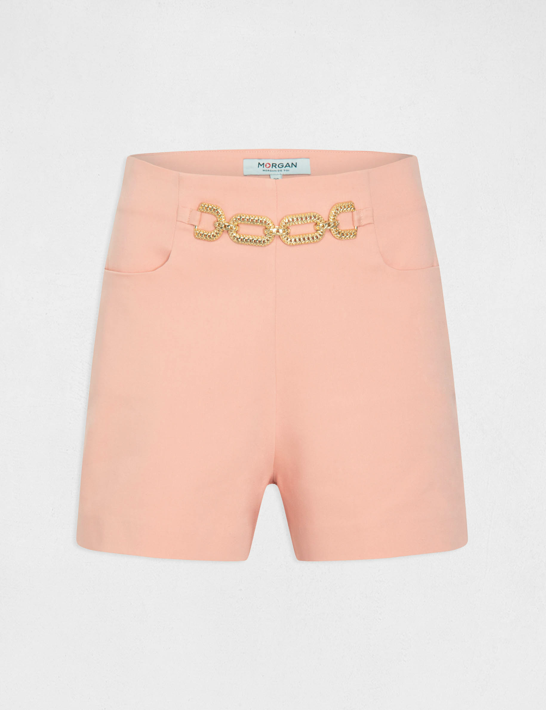 Straight city shorts with ornament  ladies'