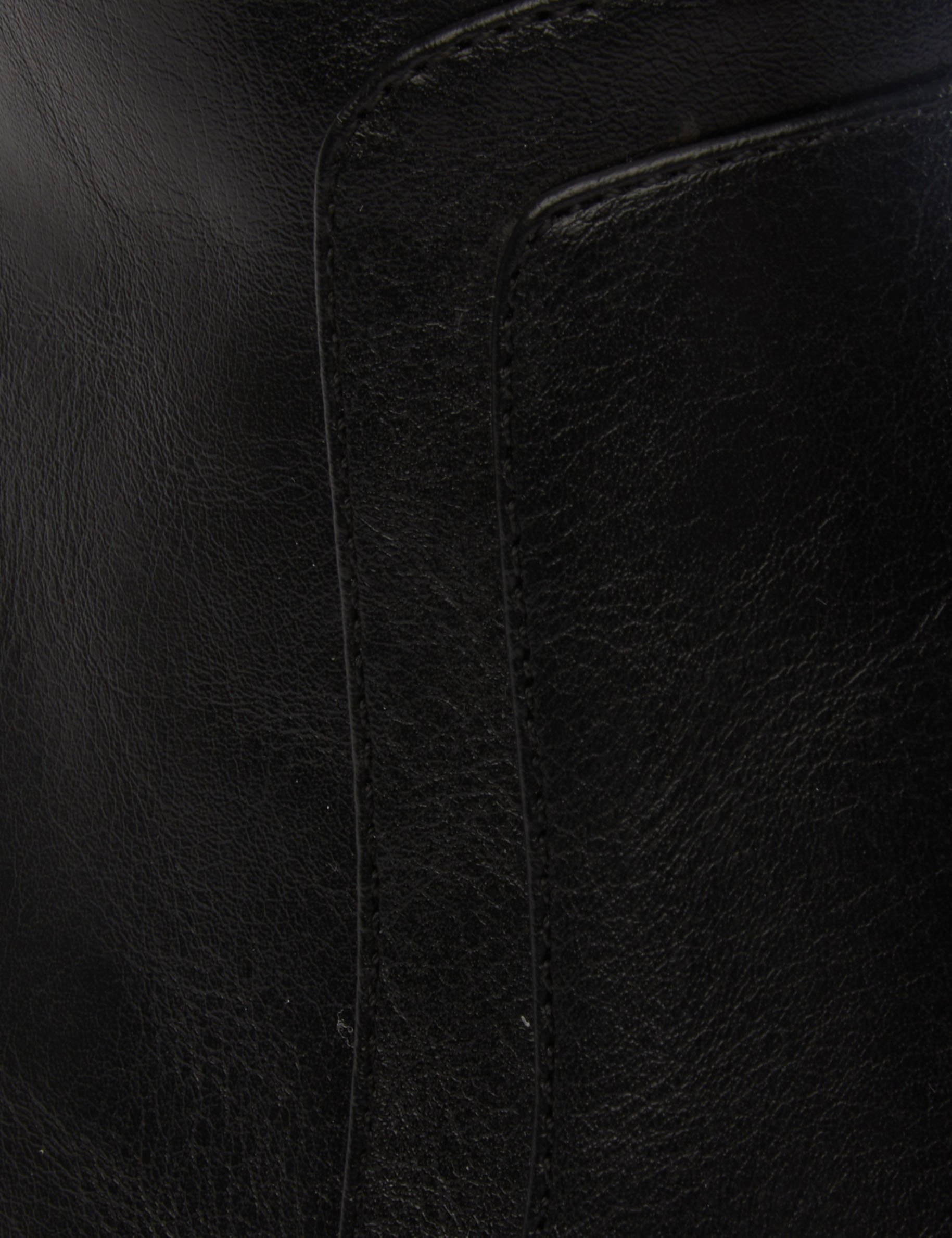 faux leather heeled court shoes black women null