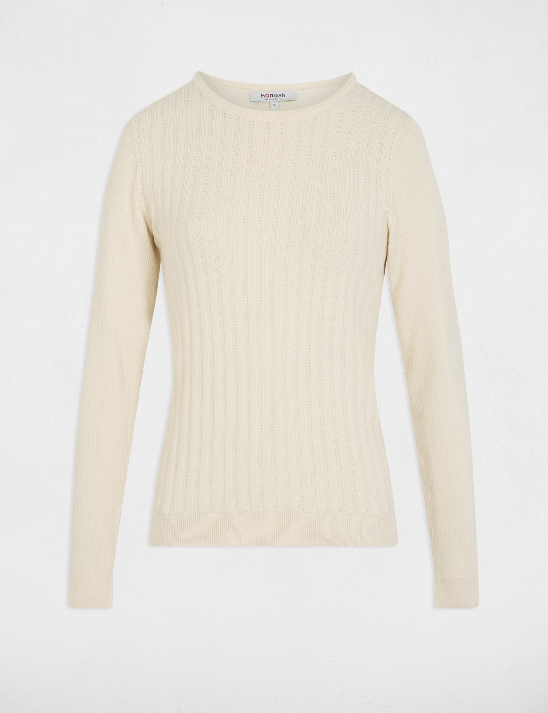 fitted high neck sweater ivory women Fitted high neck sweater ivory women