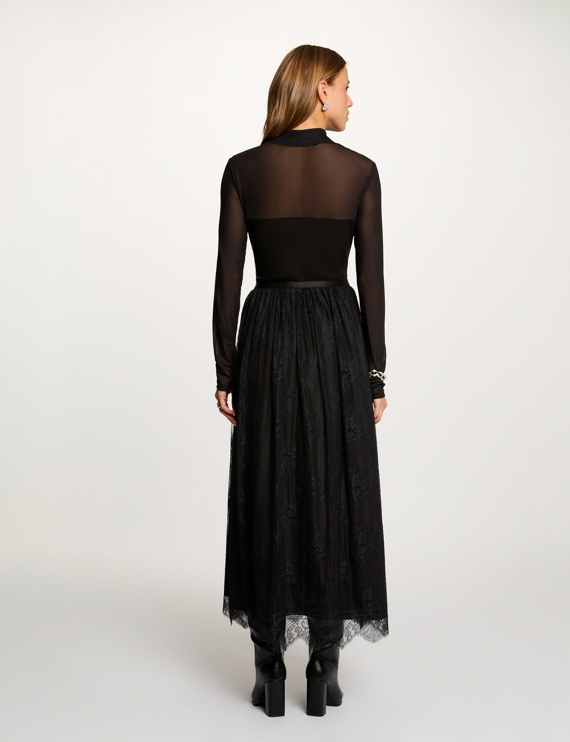 Long-sleeved t-shirt black women