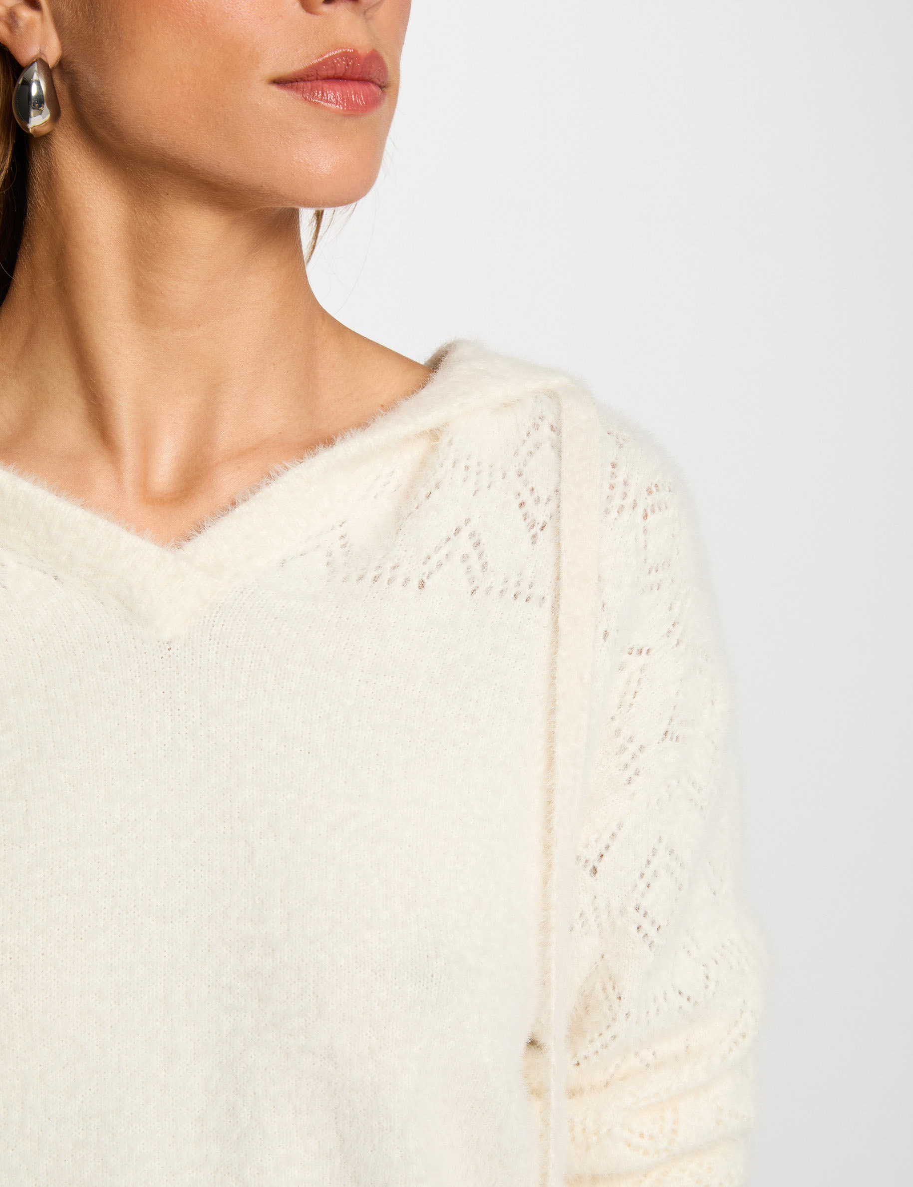 pull a capuche ivoire femme Pull à capuche ivoire femme
