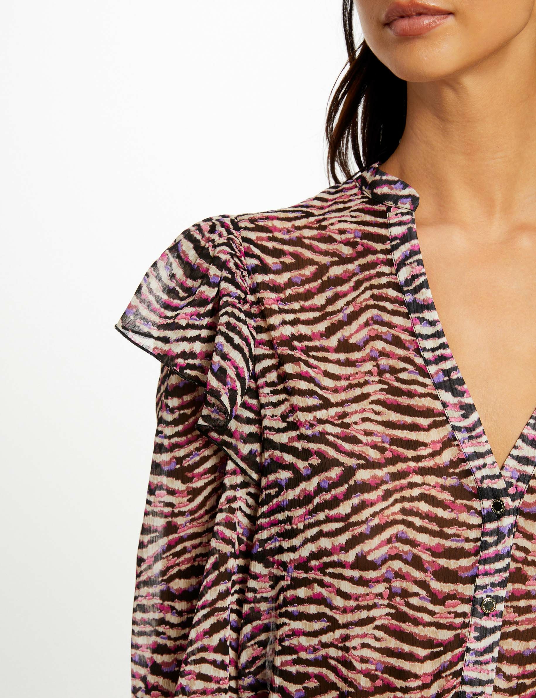 Blouse imprimé top animal