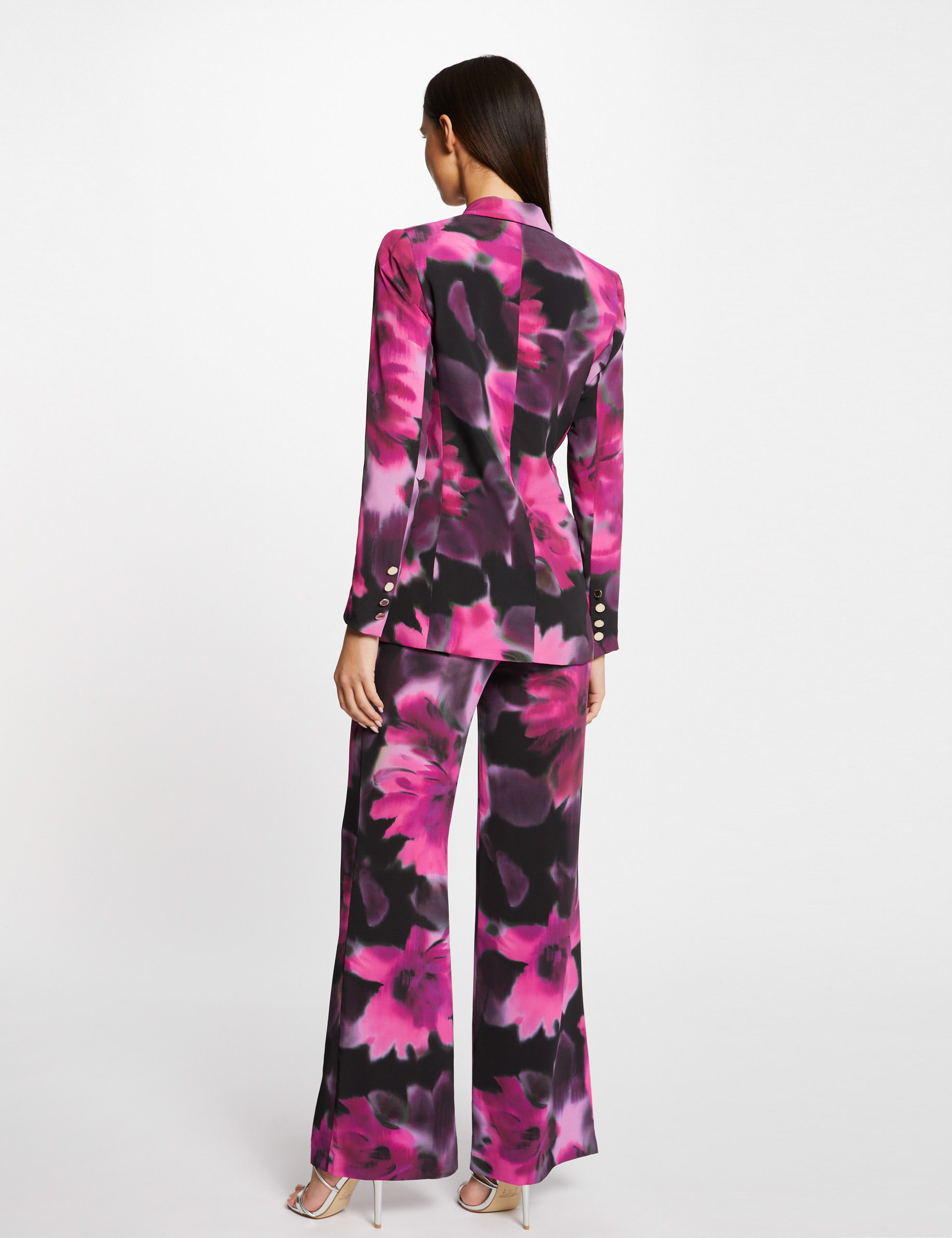Loose wide leg trousers floral print multico ladies' Loose wide leg trousers floral print multico ladies'