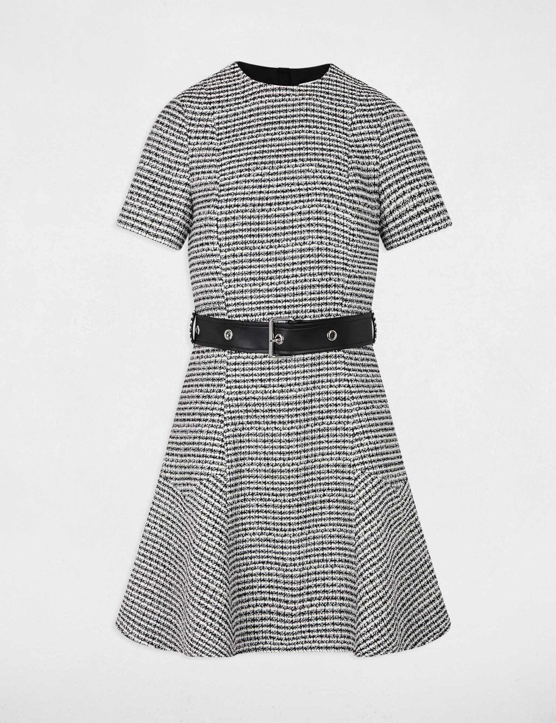 Flared short dress multicolor women