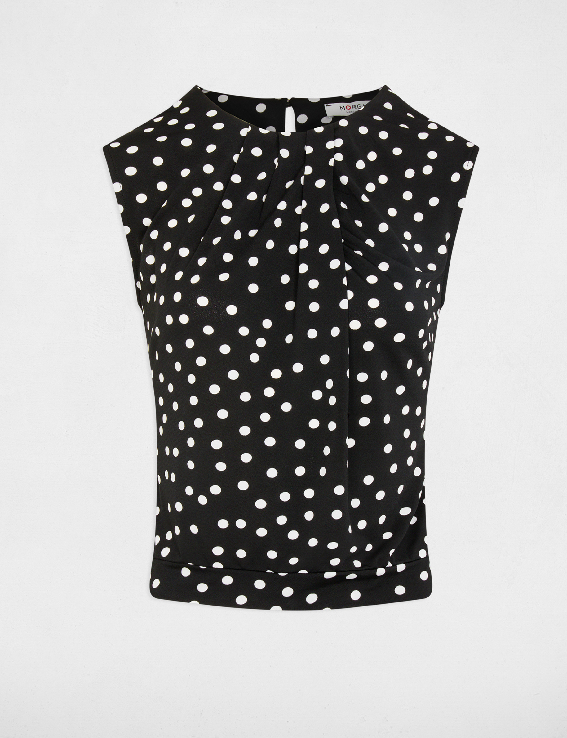 sleeveless cropped t shirt black women Sleeveless cropped t-shirt black women