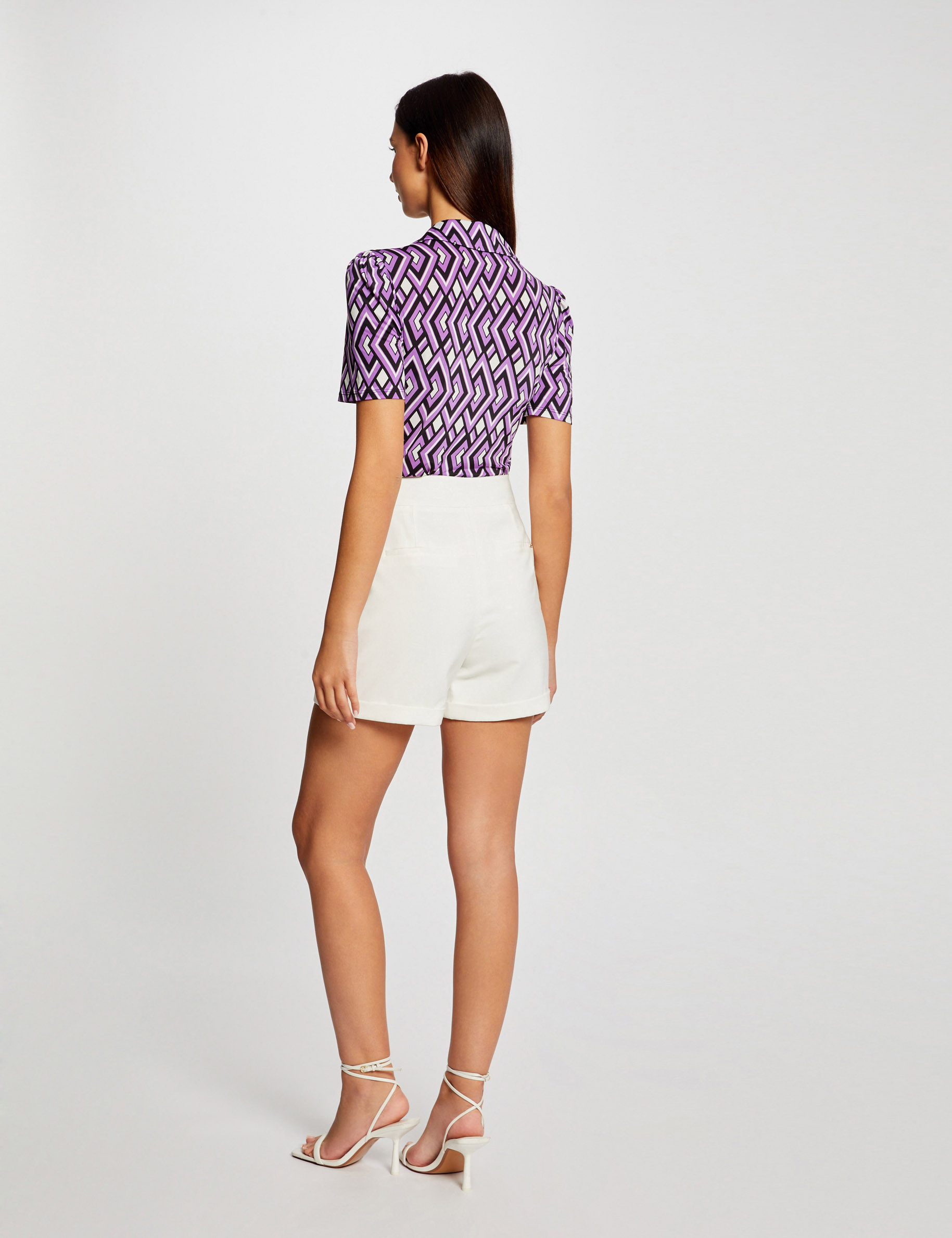 Printed short-sleeved t-shirt multico ladies' Printed short-sleeved t-shirt multico ladies'
