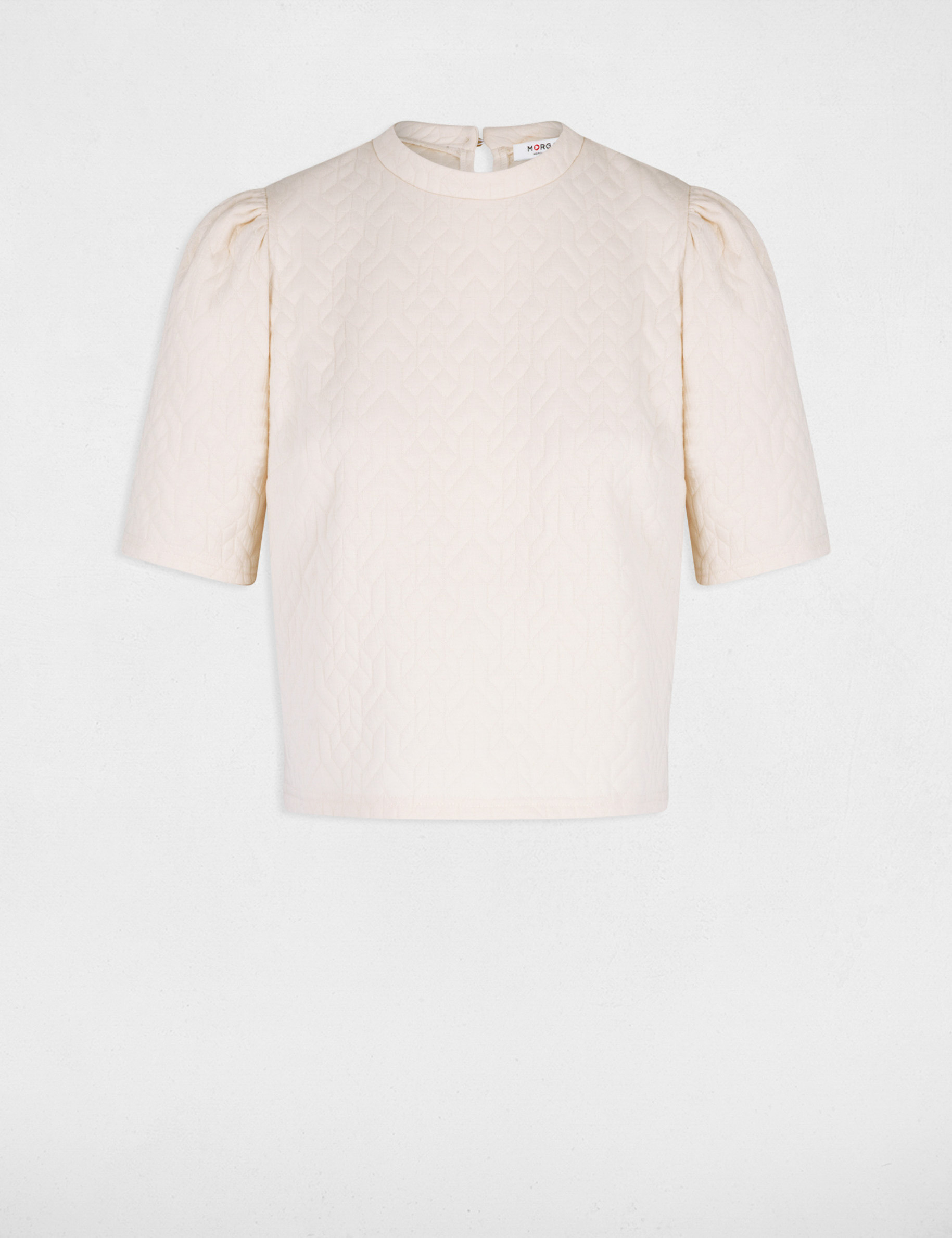 Quilted short-sleeved sweatshirt ladies' Quilted short-sleeved sweatshirt ladies'