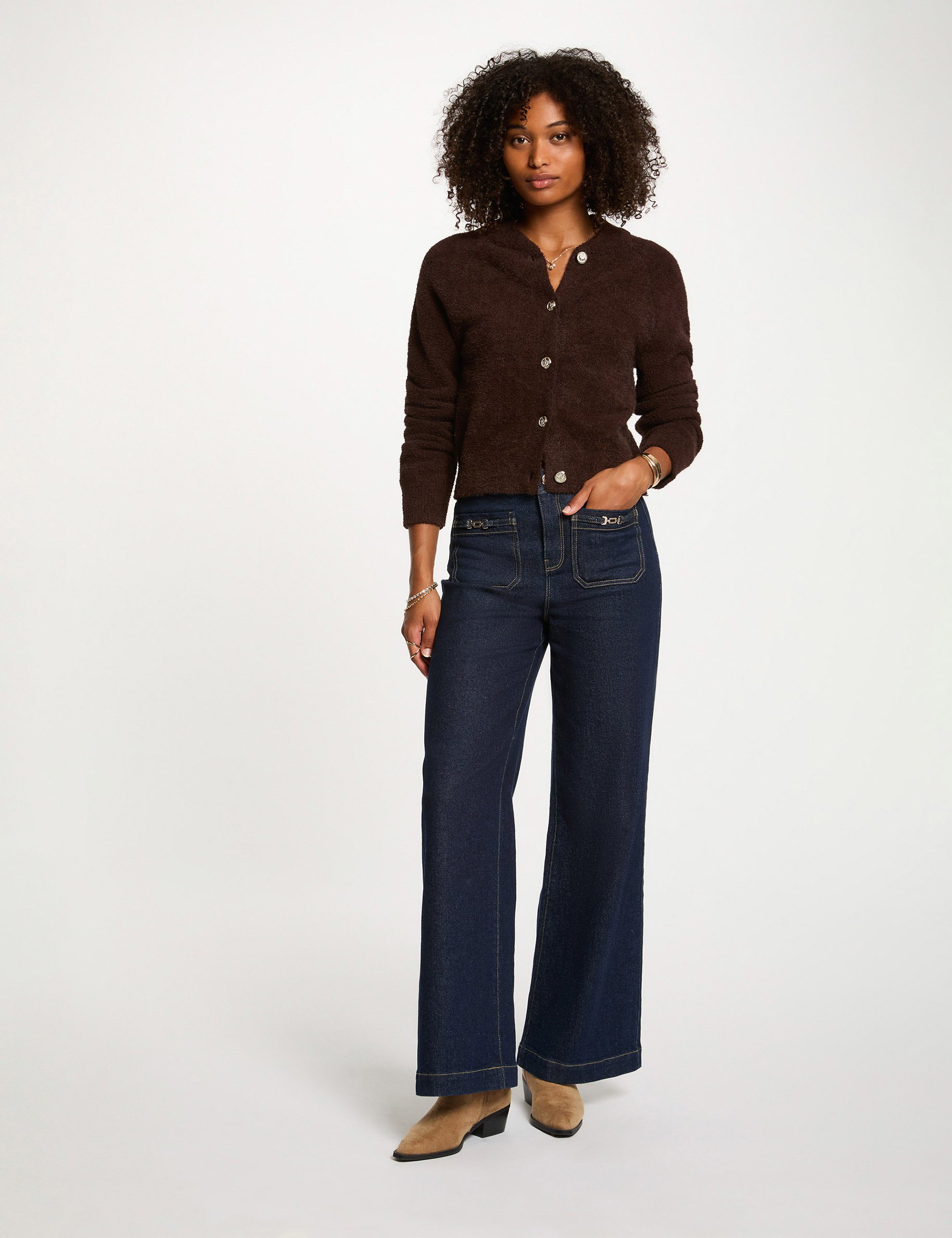 long sleeve cardigan dark brown women Long sleeve cardigan dark brown women