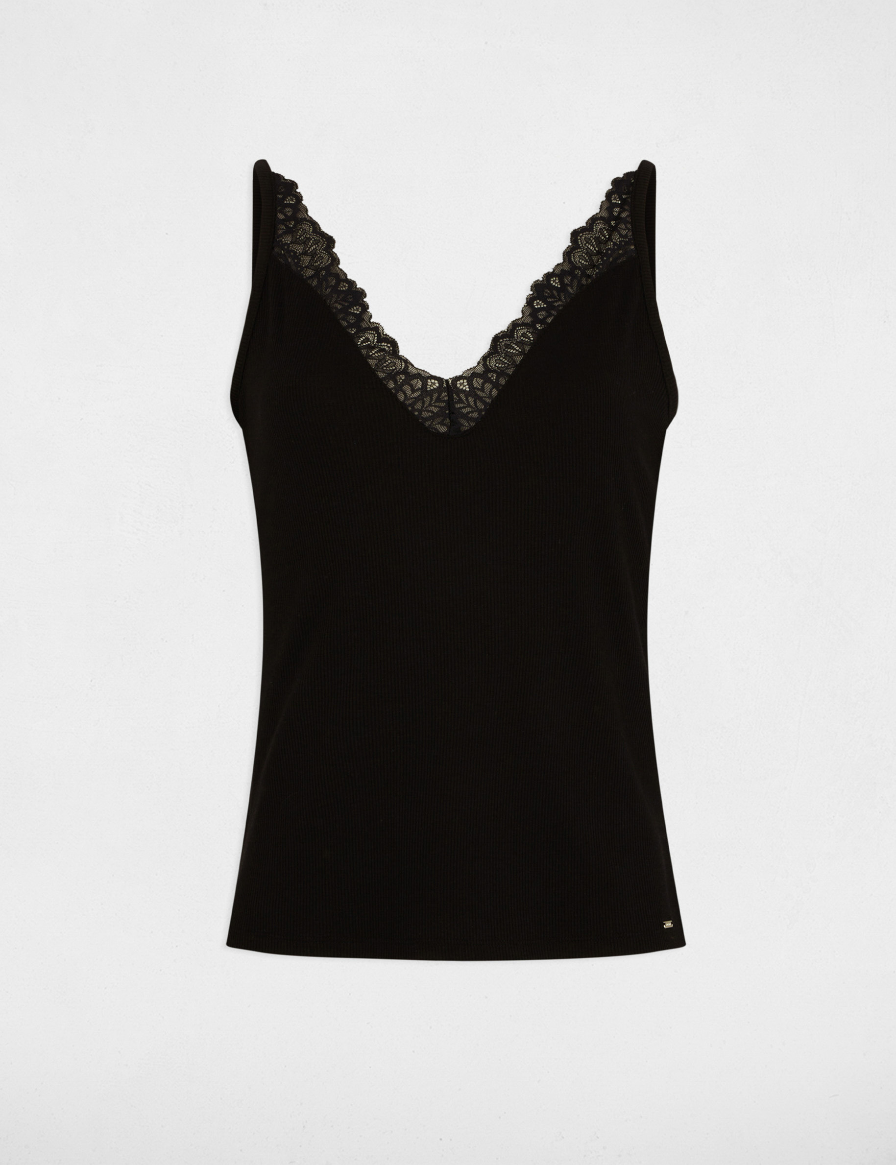 vest top thin straps black women Vest top thin straps black women
