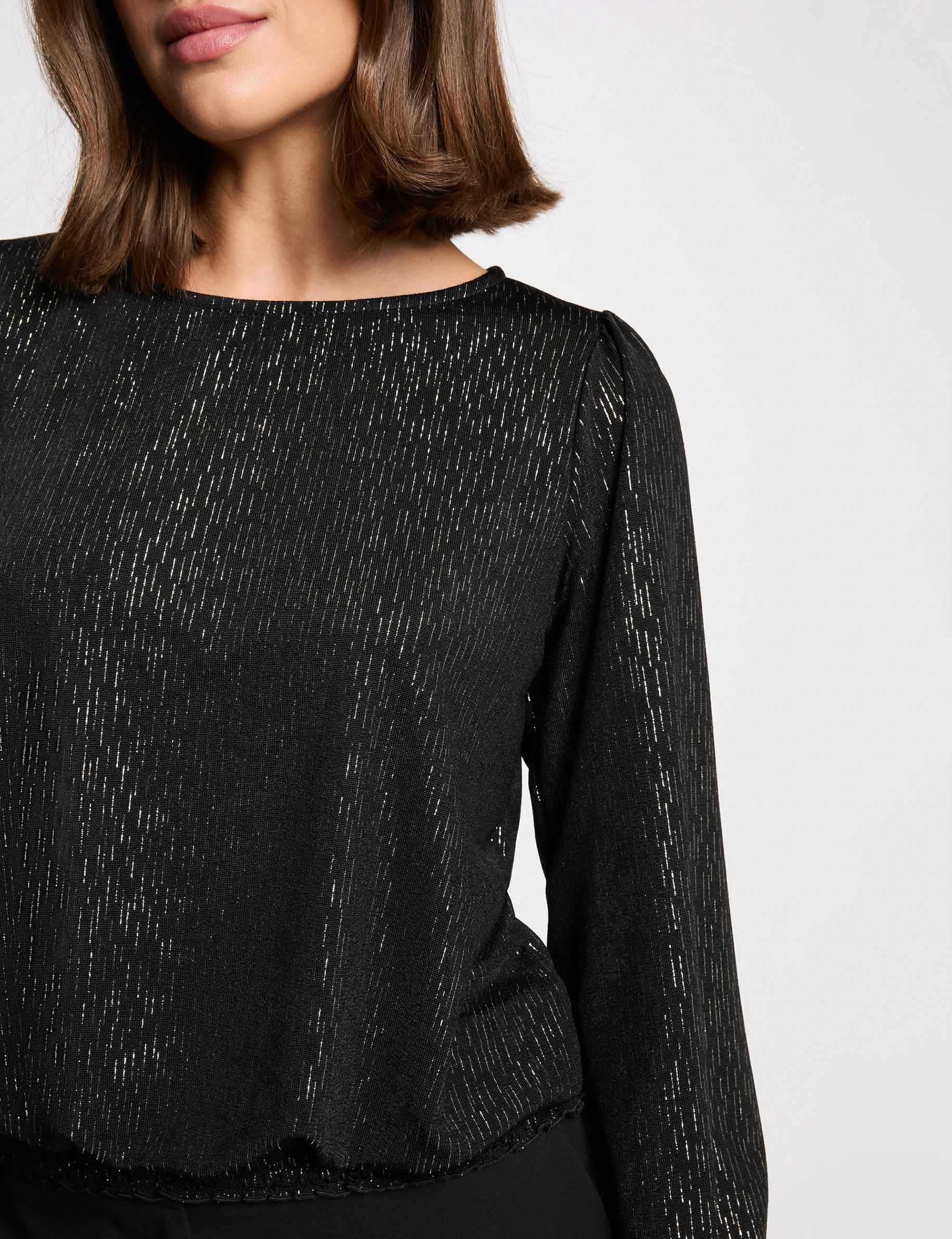 Long-sleeve t-shirt black women