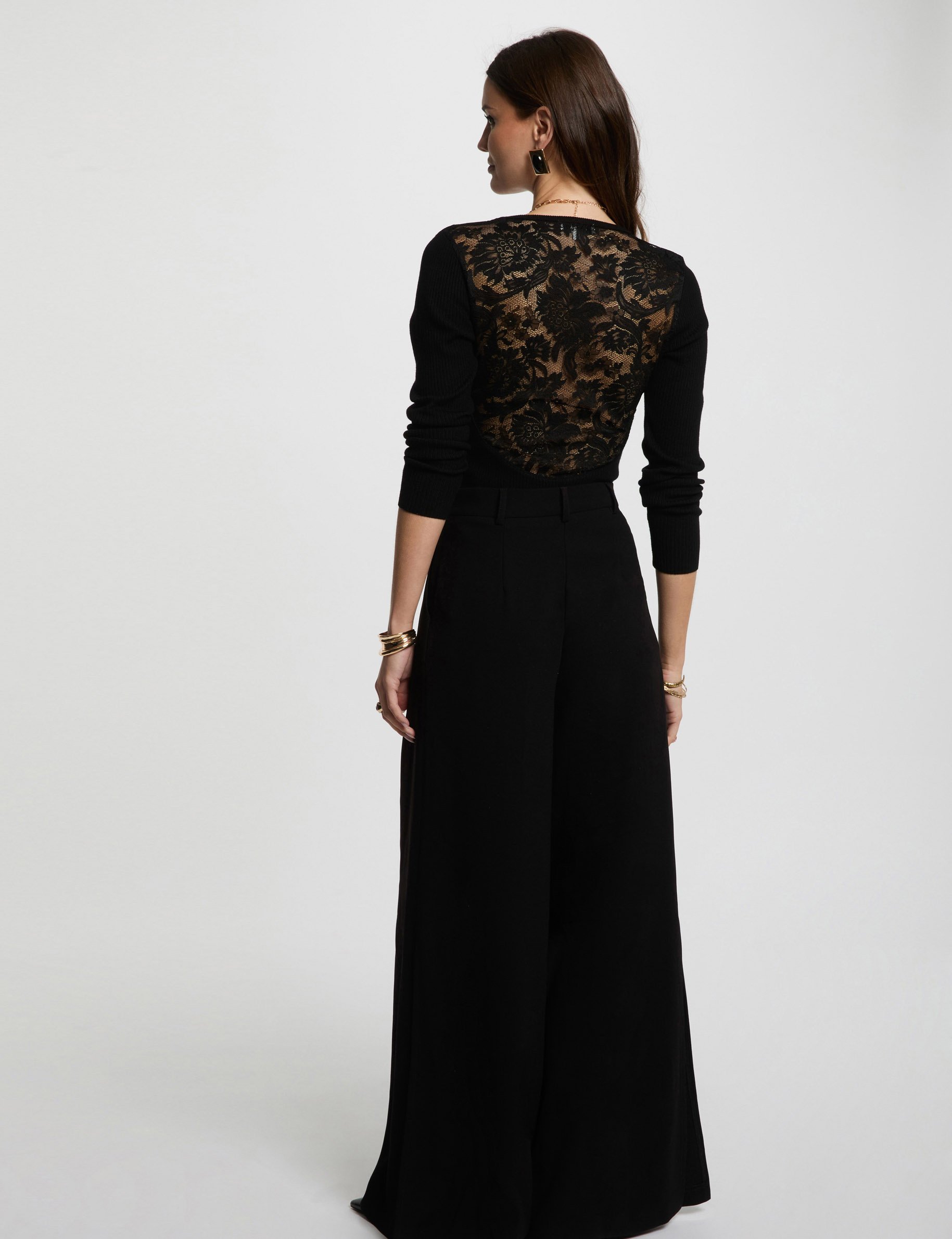 pull manches longues noir femme Pull manches longues noir femme