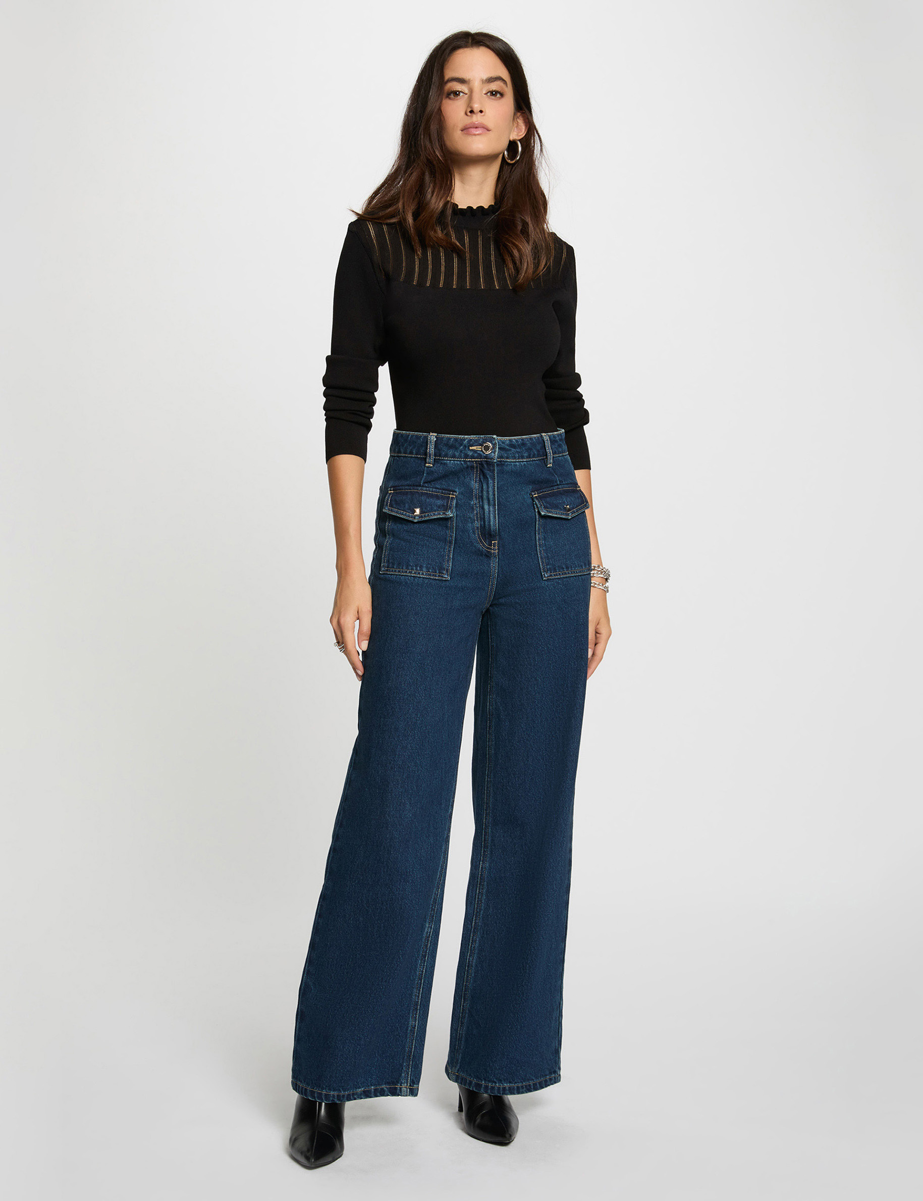 jumper high collar black women Jumper high collar black women