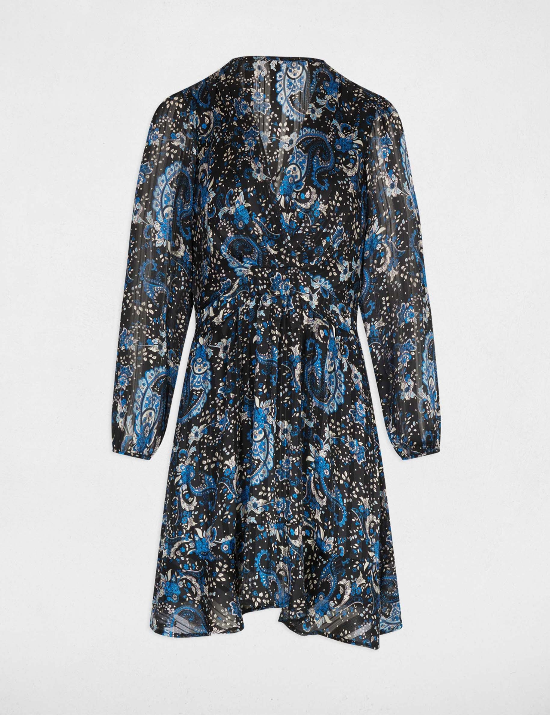 Short wrap dress multicolor women