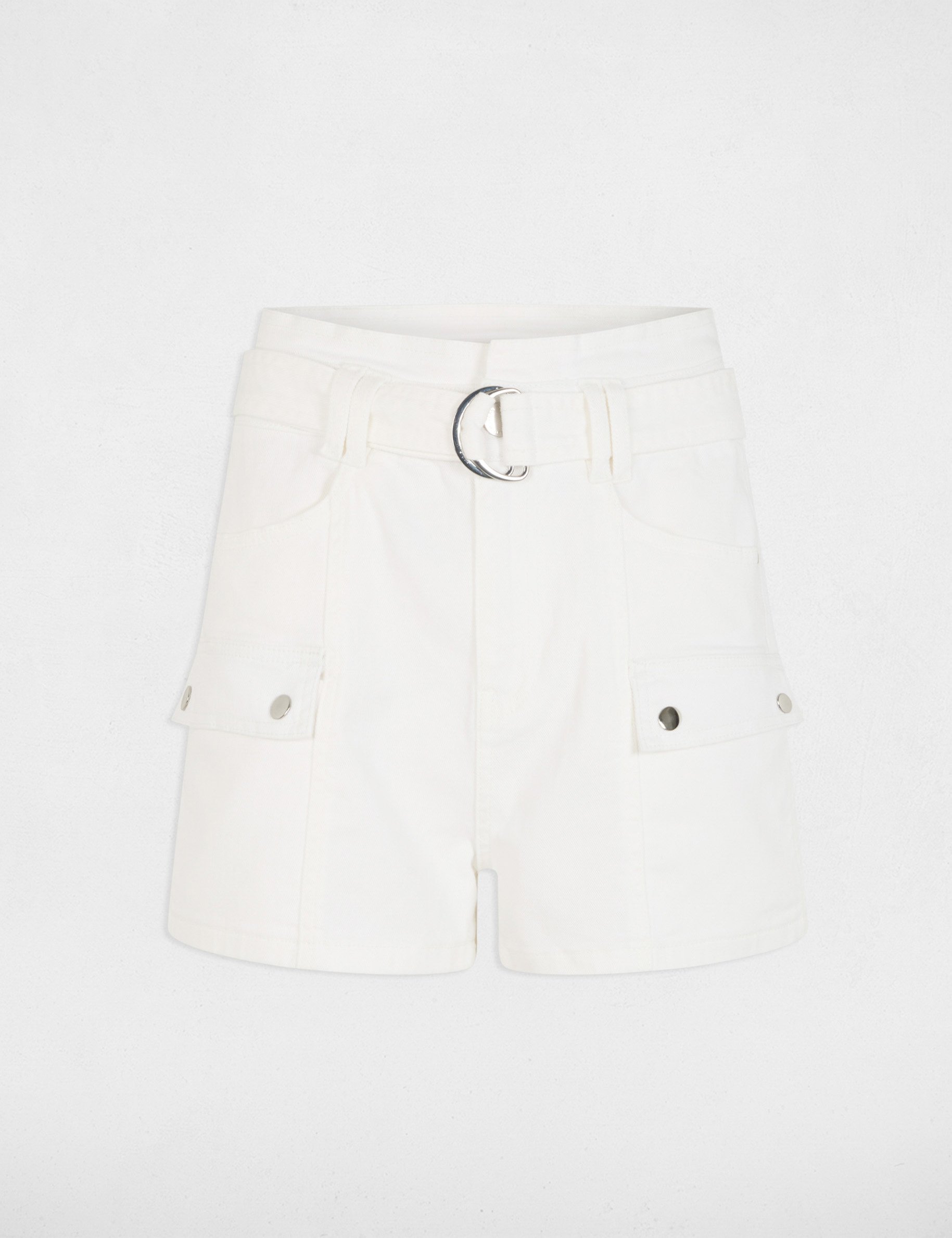 acid wash denim shorts ecru women Acid wash denim shorts ecru women