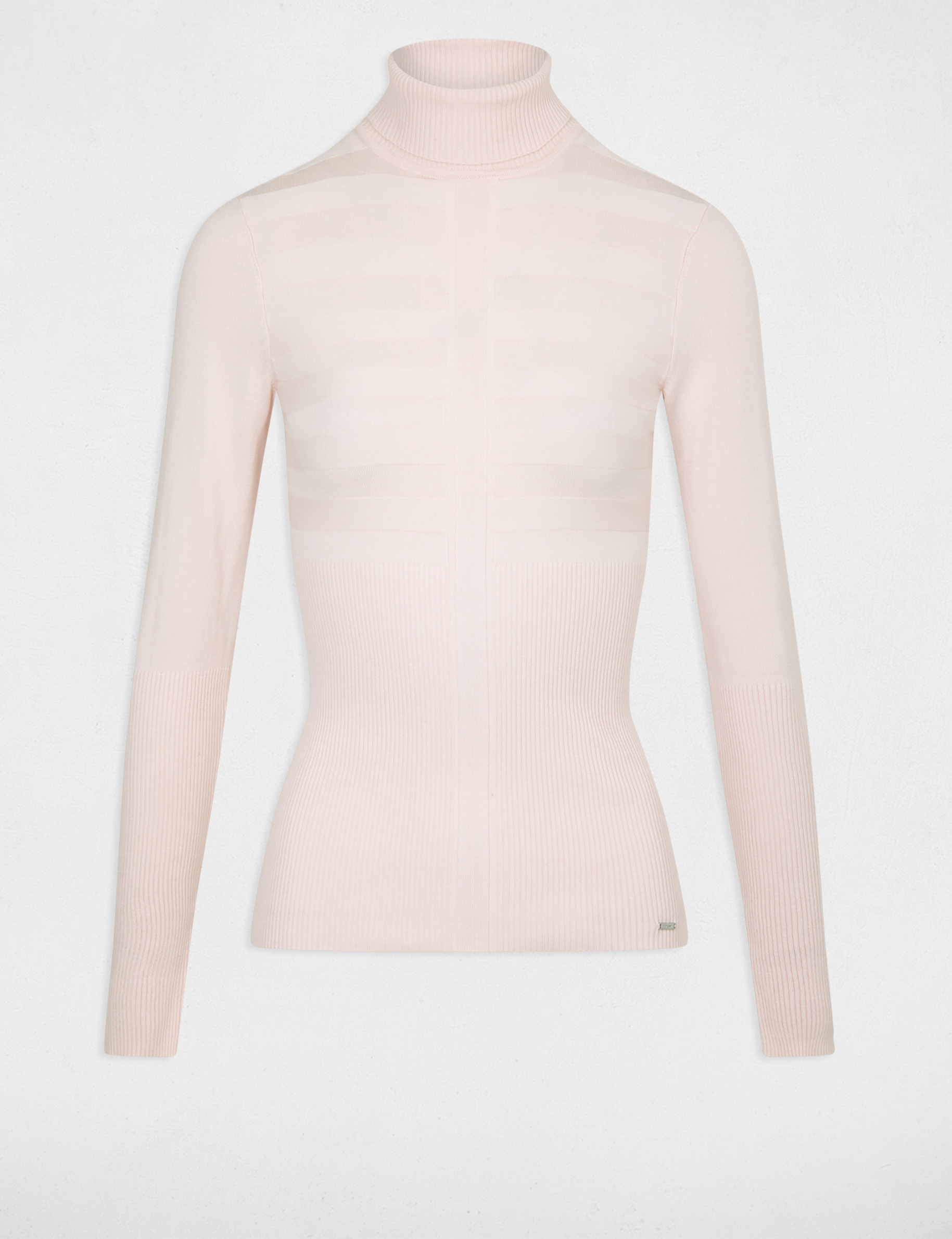 long sleeved jumper turtleneck pink women Long-sleeved jumper turtleneck pink women
