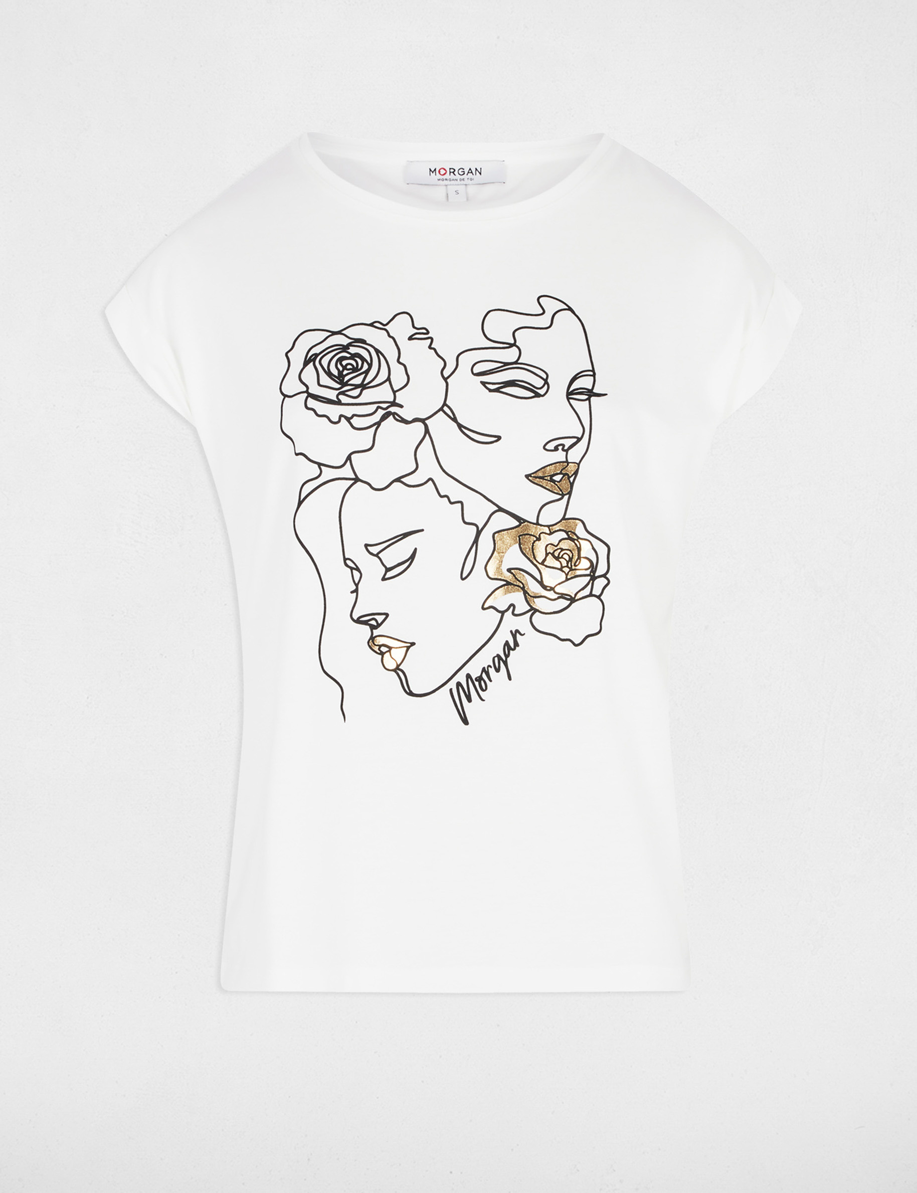 t shirt with message white women T-shirt with message white women