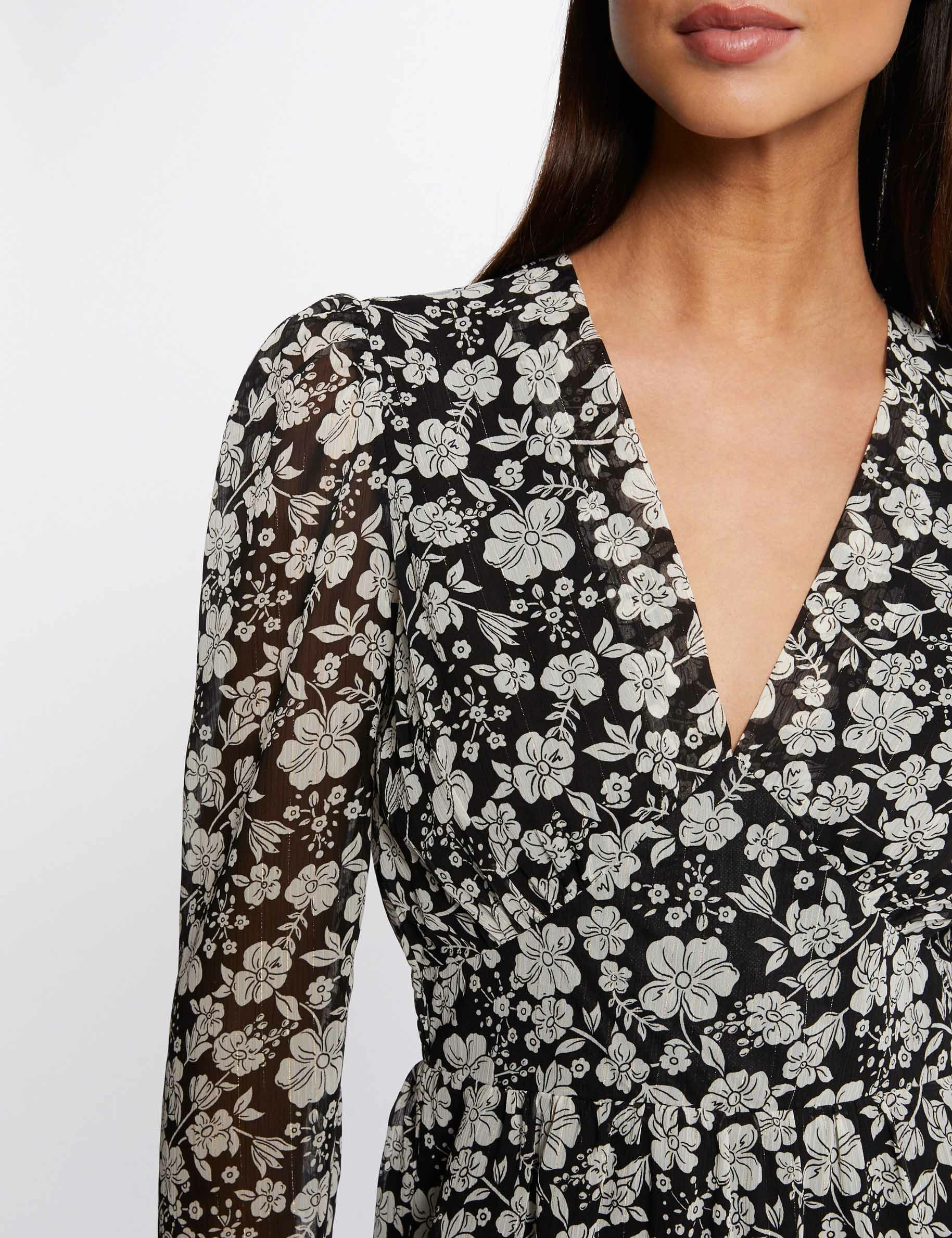 Loose A-line floral print multico ladies' Loose A-line floral print multico ladies'