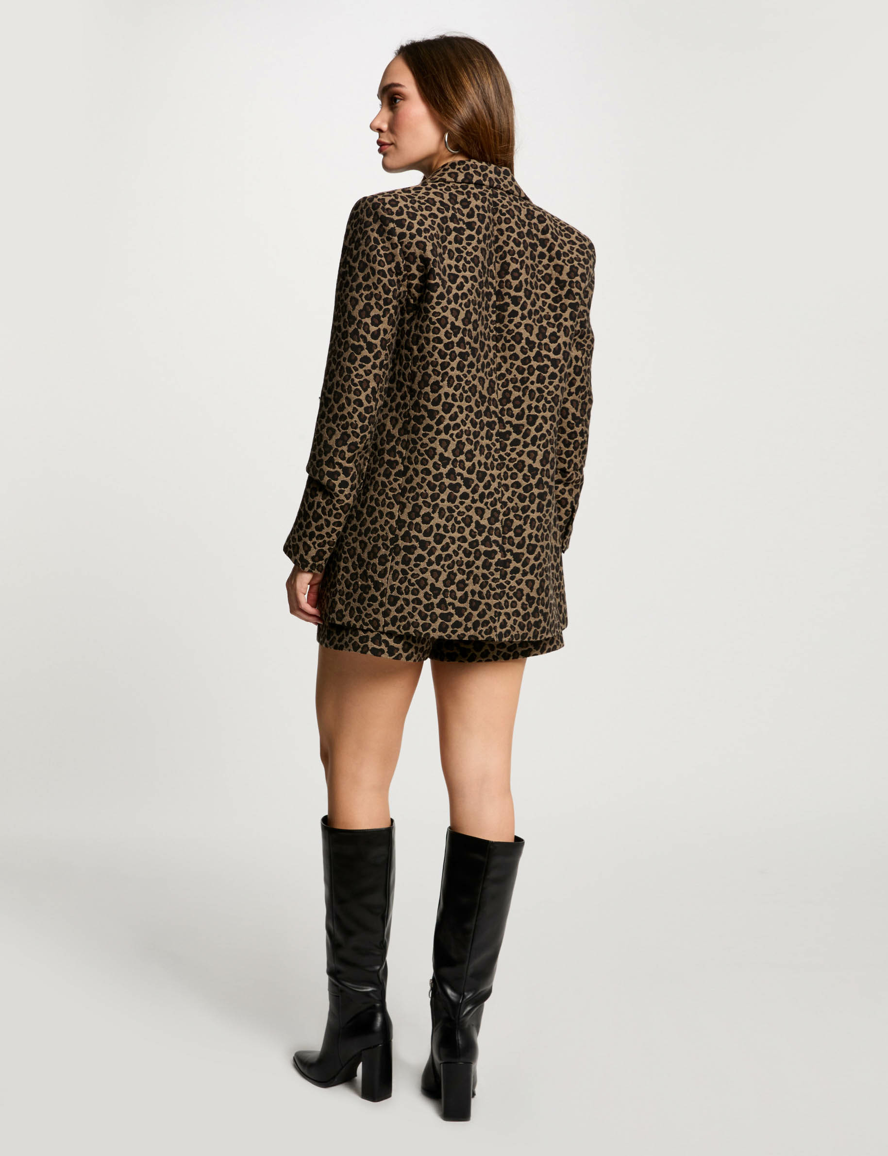 jacket leopard print multicolor women Jacket leopard print multicolor women