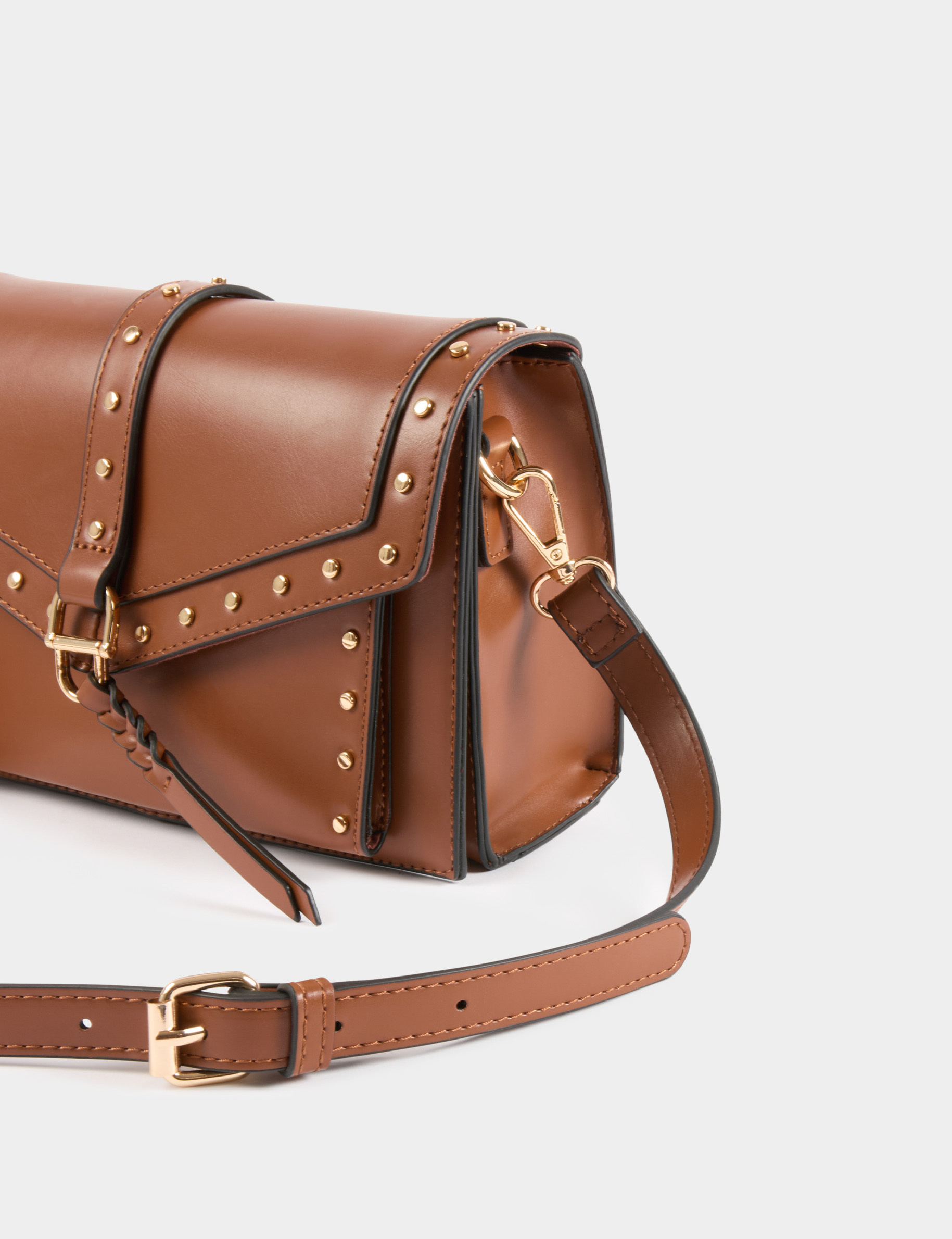 bag with studs brown women Bag with studs brown women