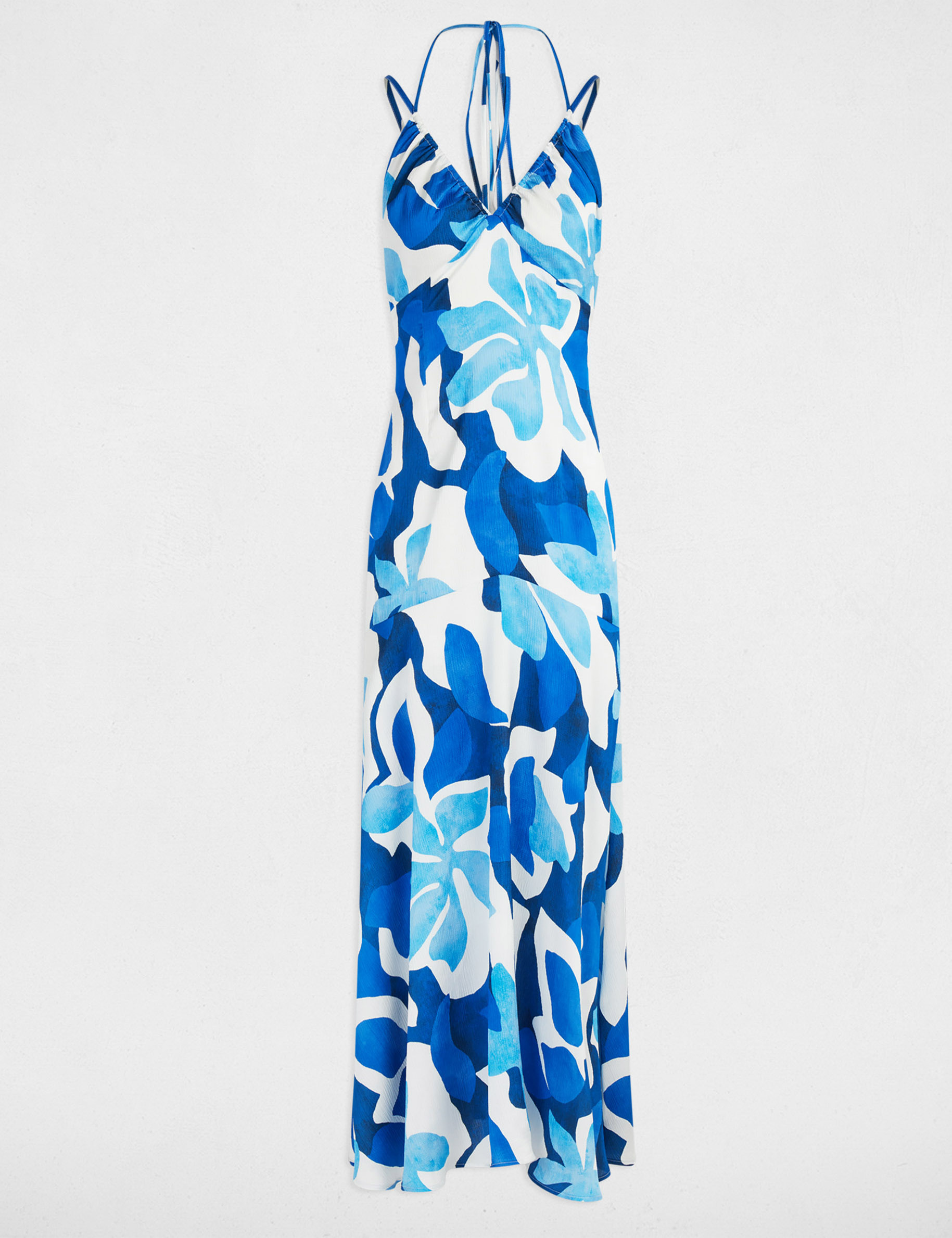 printed maxi straight dress multicolor women Printed maxi straight dress multicolor women