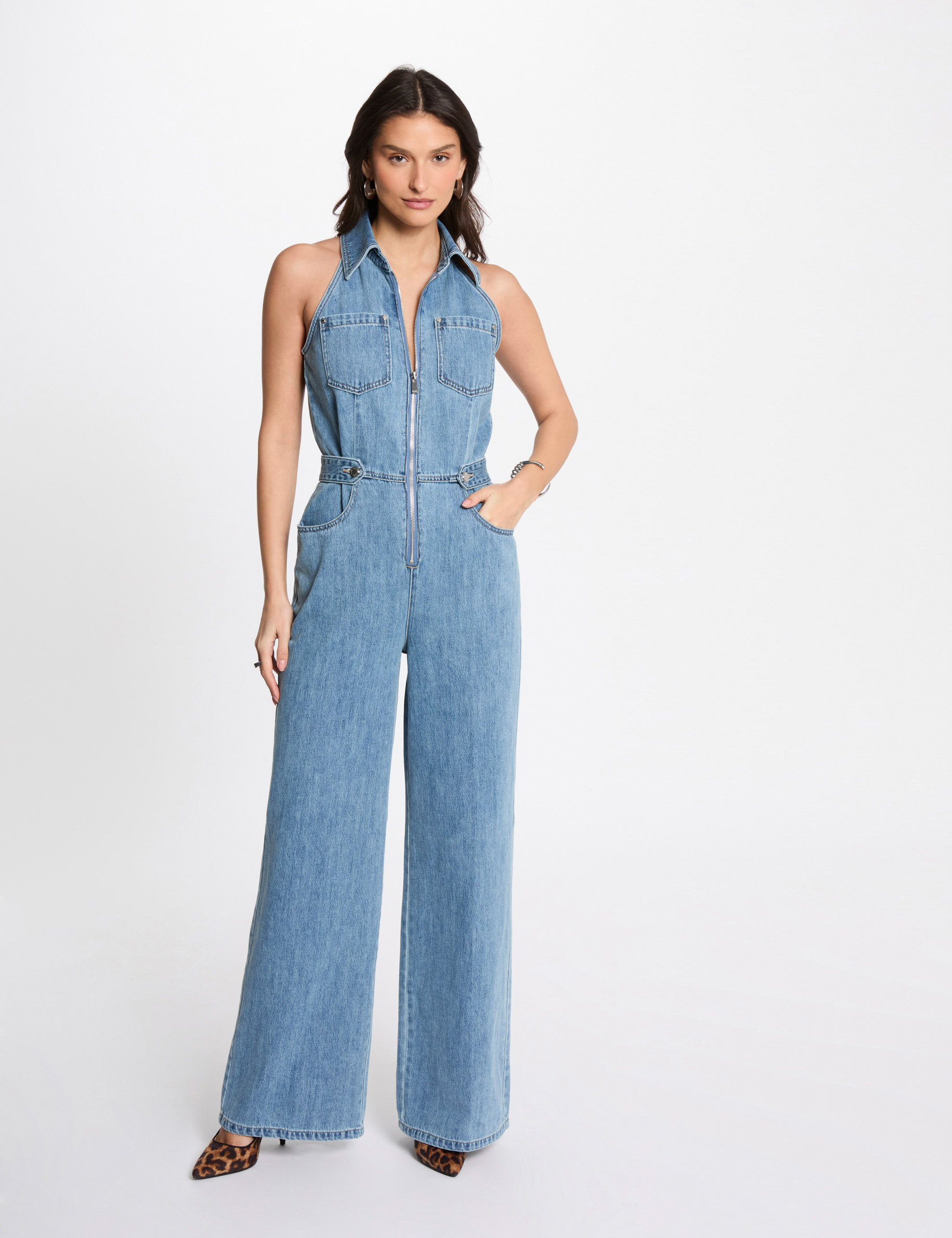 denim jumpsuit bleach denim women Denim jumpsuit bleach denim women