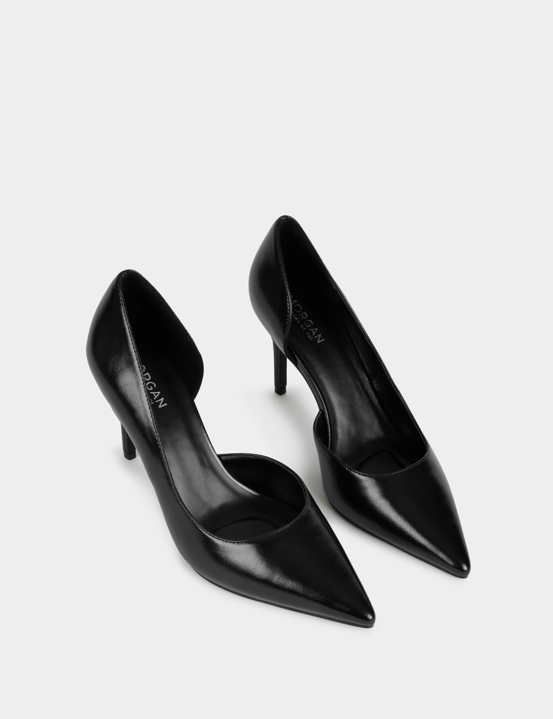 Open-side court shoe black women
