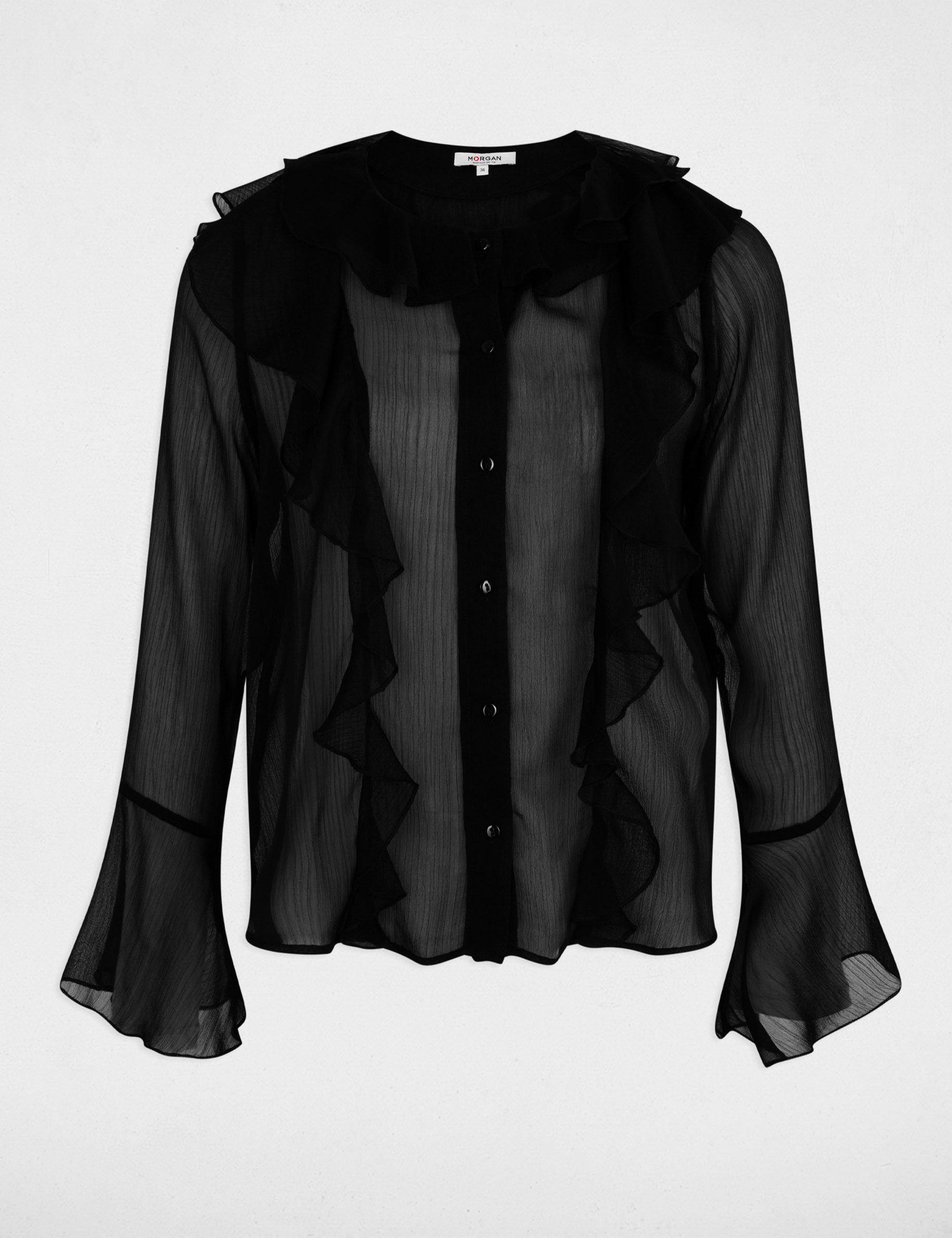 Flowy shirt black women