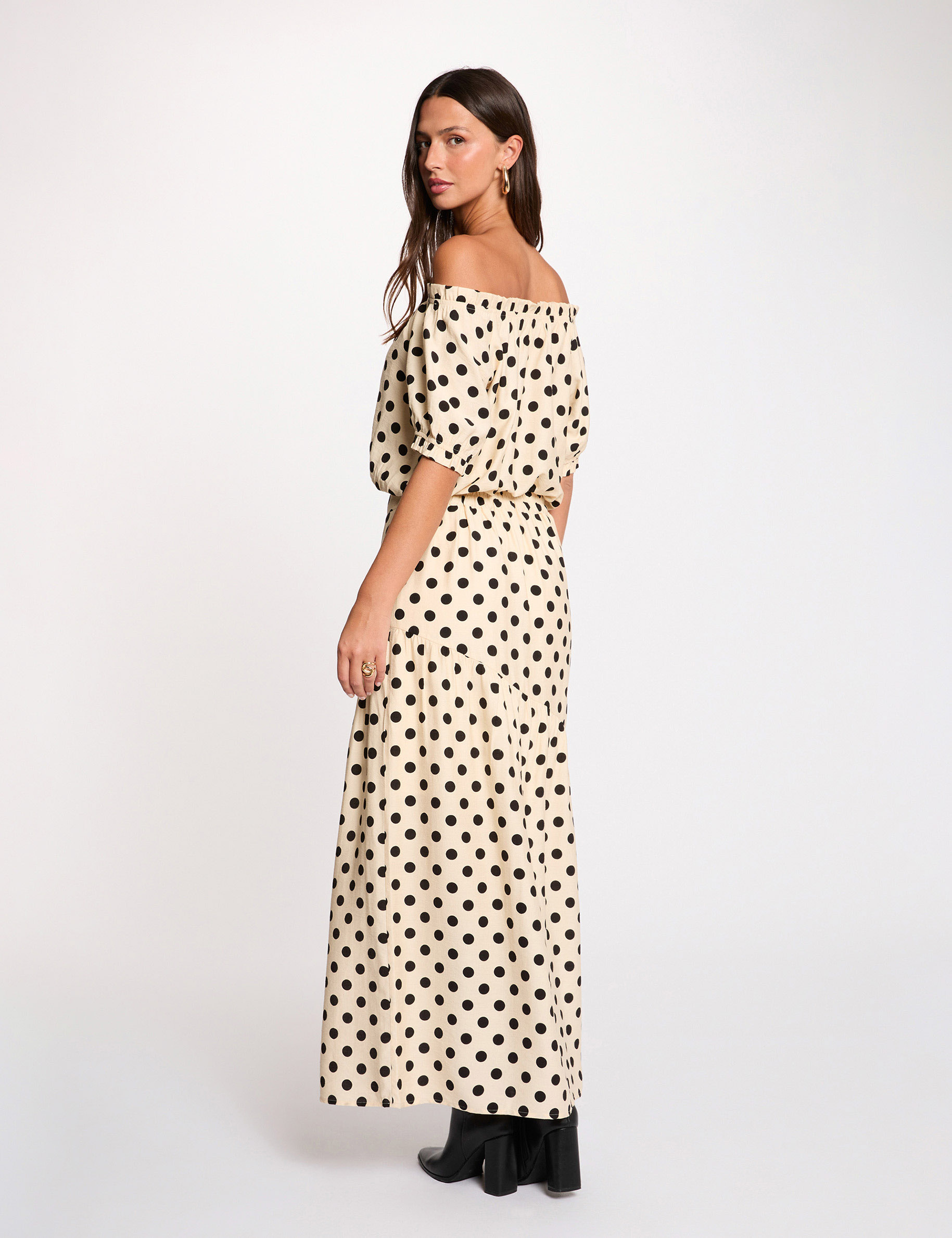 Fitted long skirt multicolor women