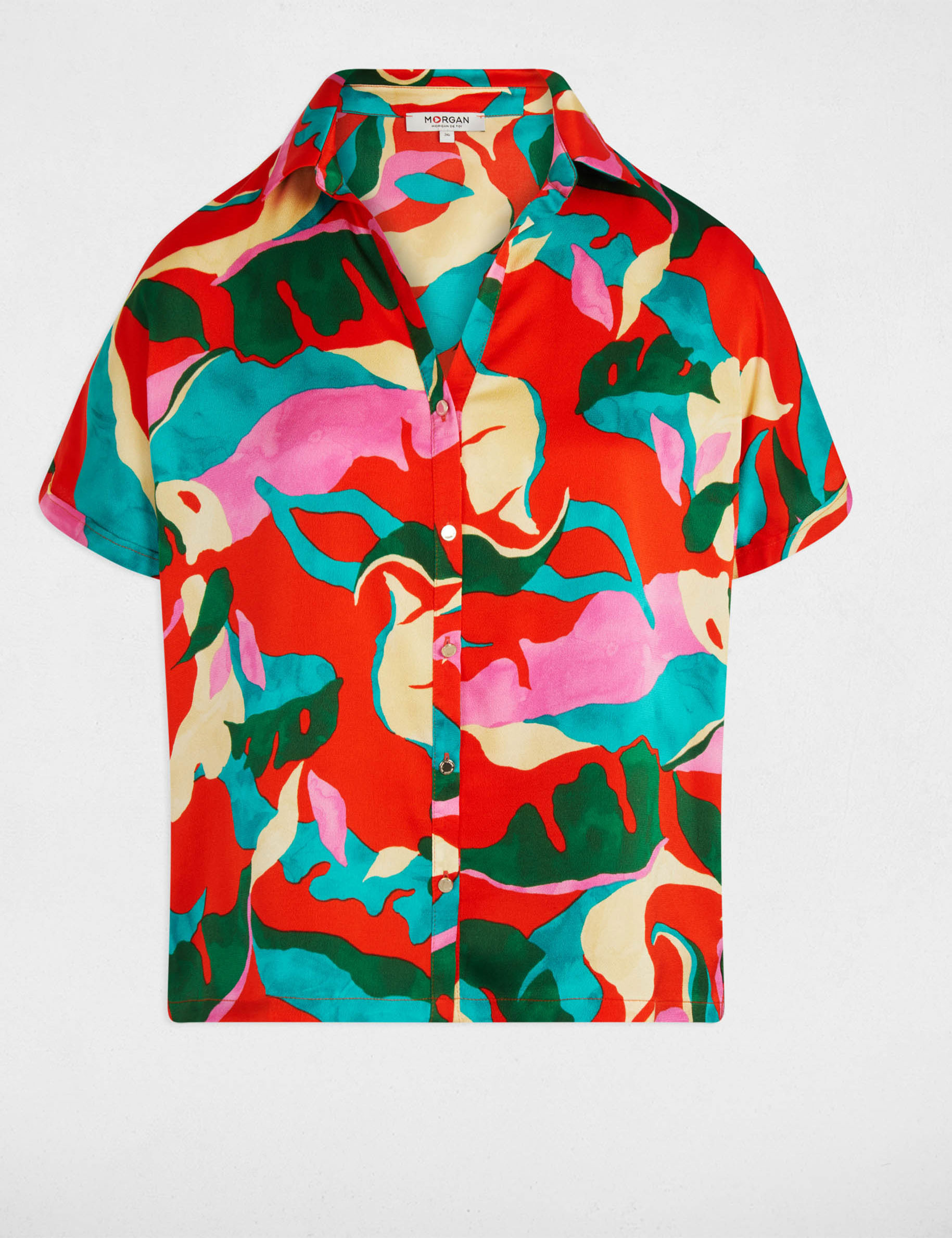 short sleeved shirt multicolor women Short-sleeved shirt multicolor women