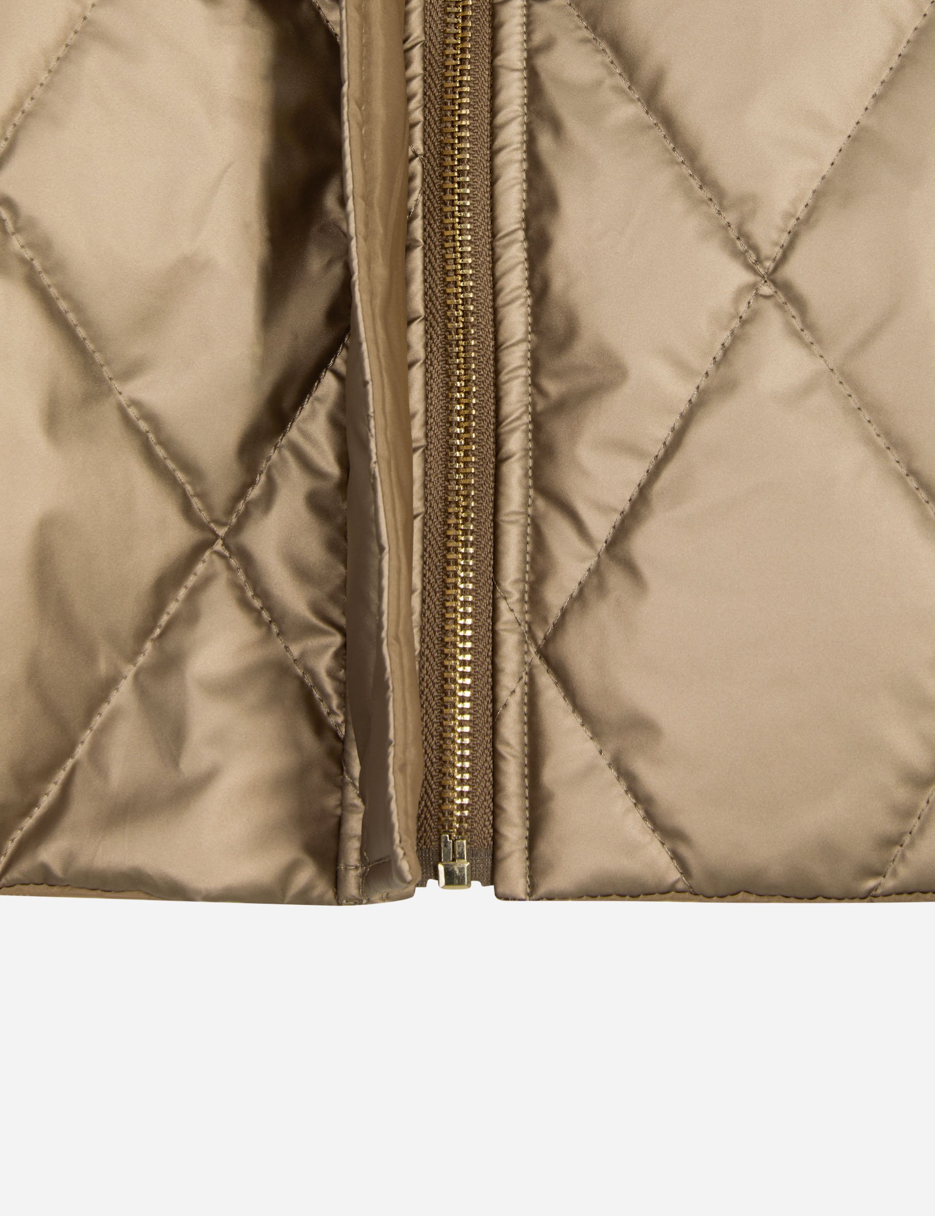 Quilted collar poncho women