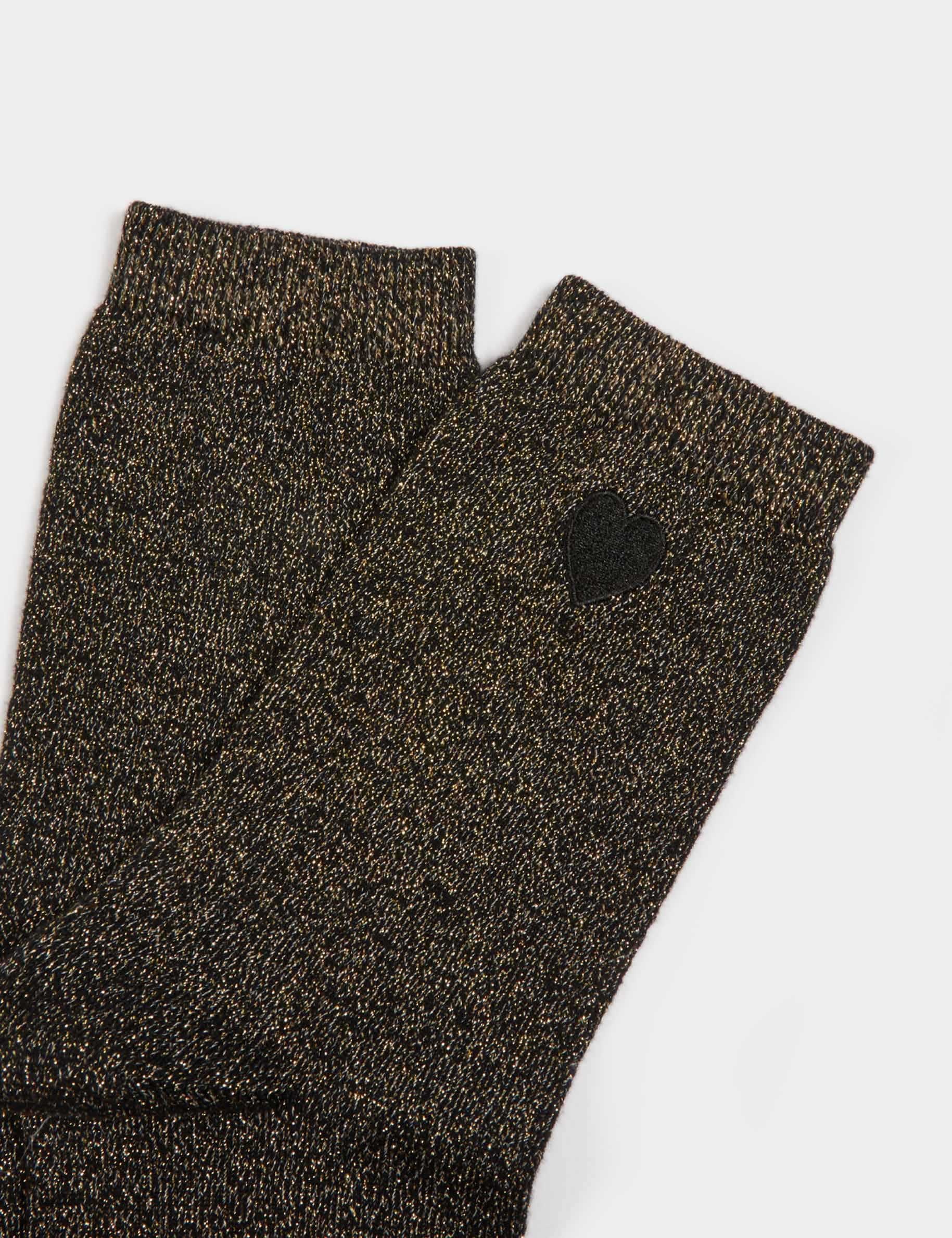 Set of 3 heart socks multicolor women