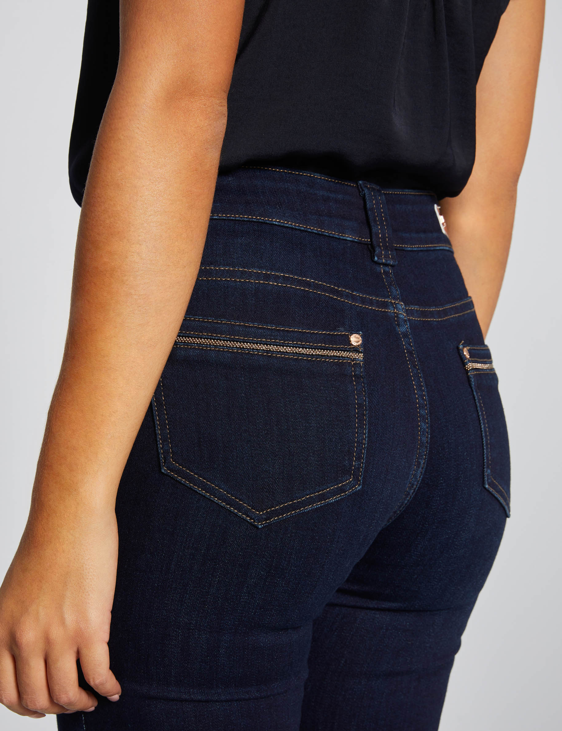 Standard waisted skinny jeans stone denim ladies' Standard waisted skinny jeans stone denim ladies'