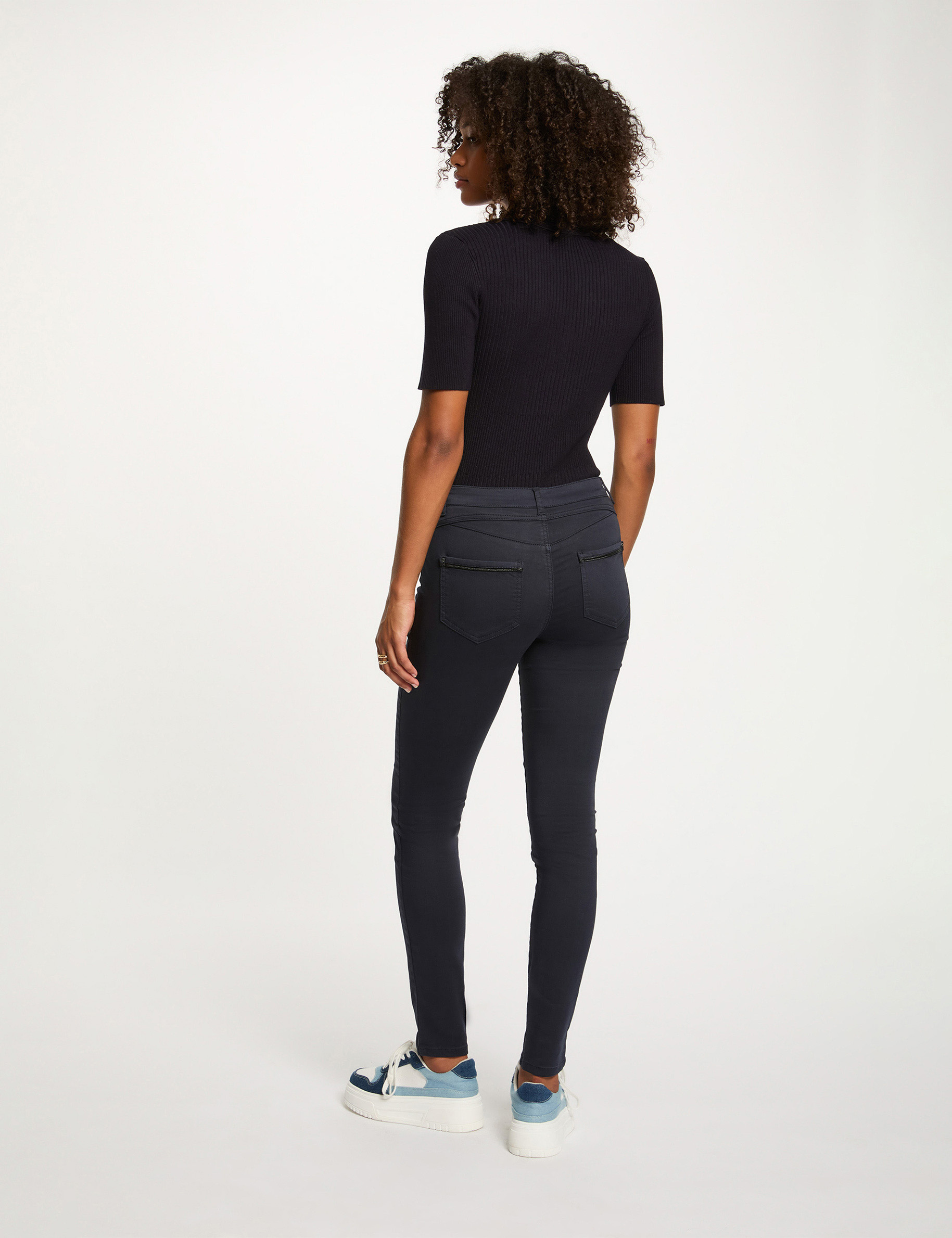 pull col polo bleu marine femme Pull col polo bleu marine femme