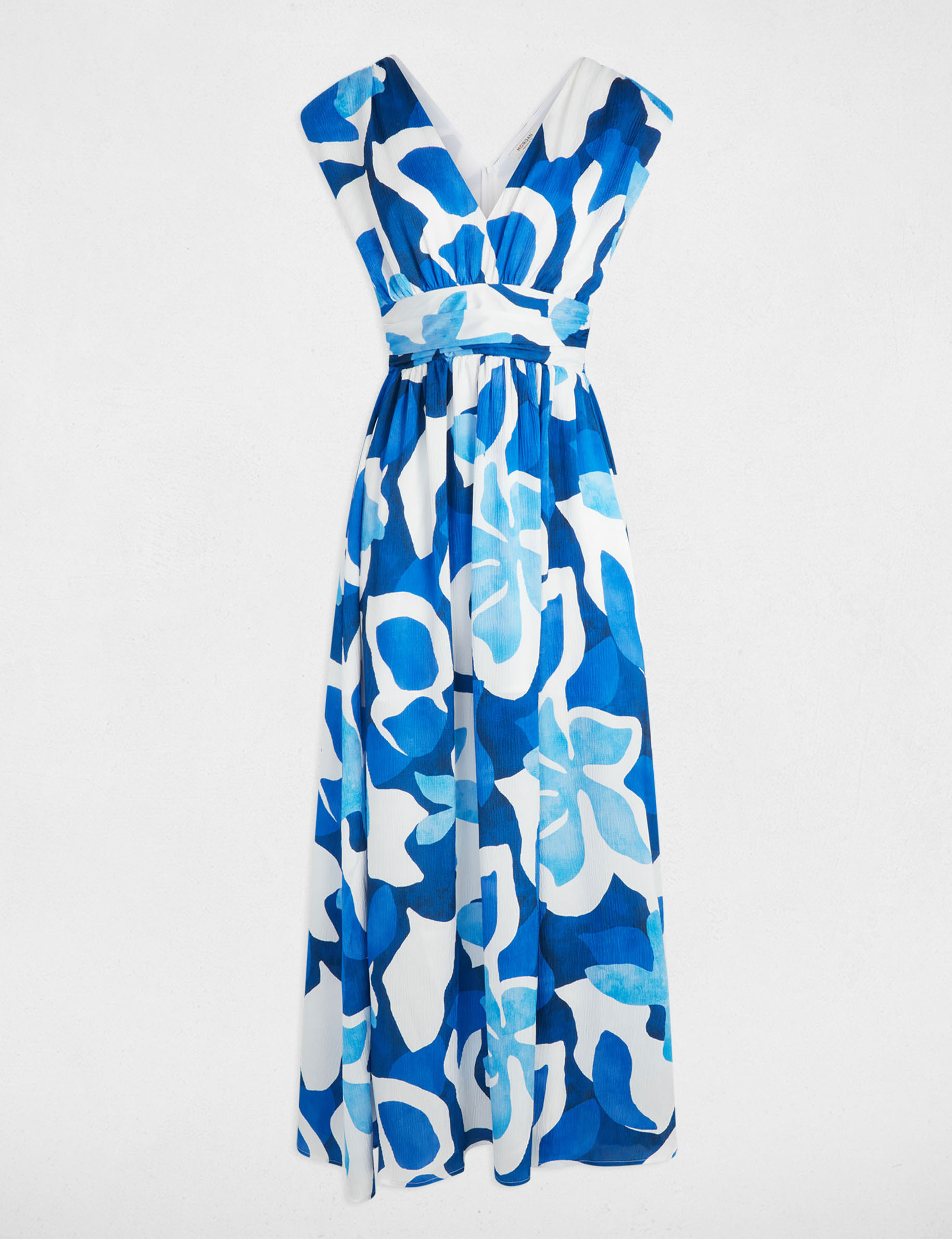 printed maxi straight dress multicolor women Printed maxi straight dress multicolor women