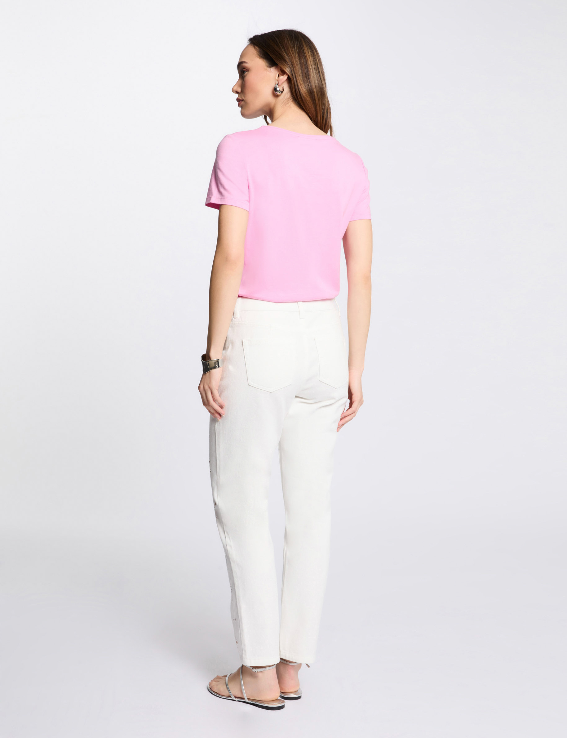 t shirt with message pink women T-shirt with message pink women