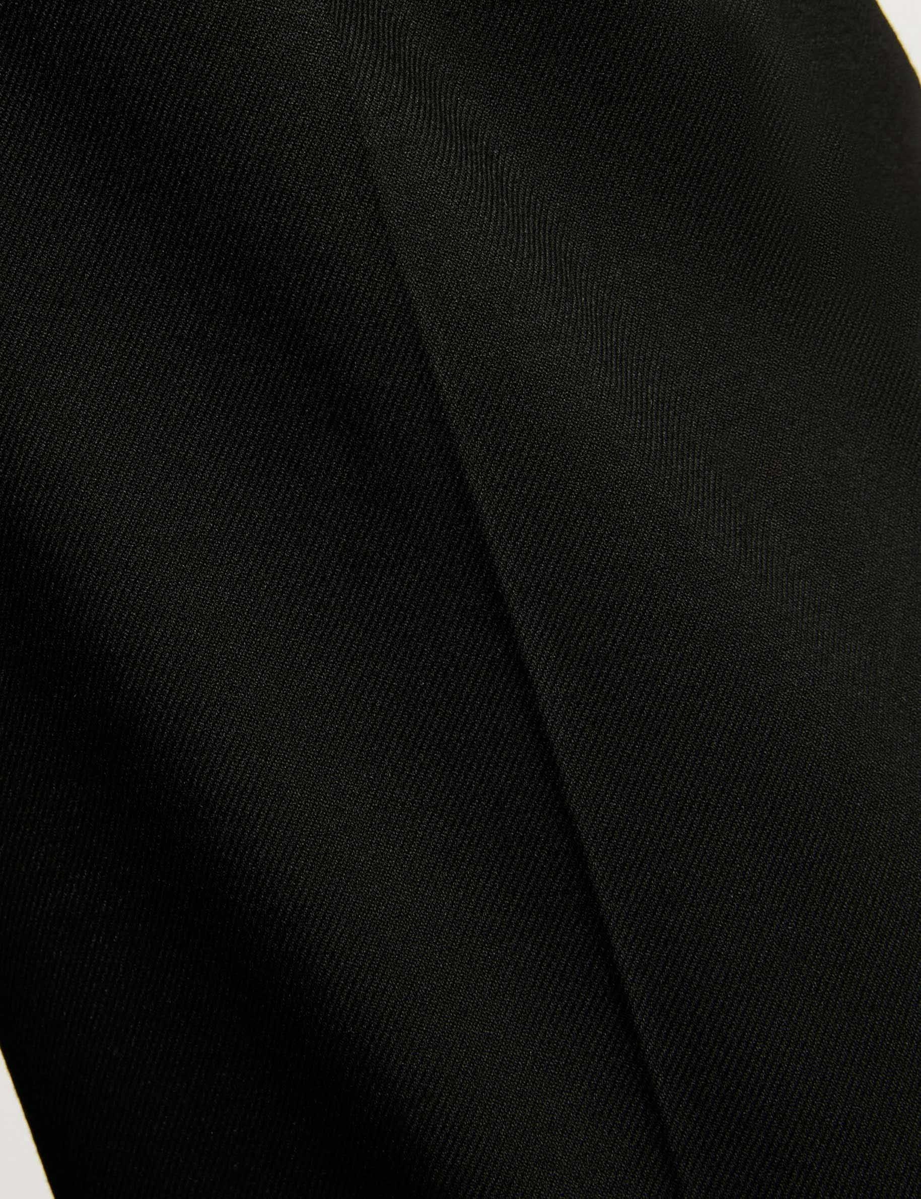 flare trousers with darts black women null