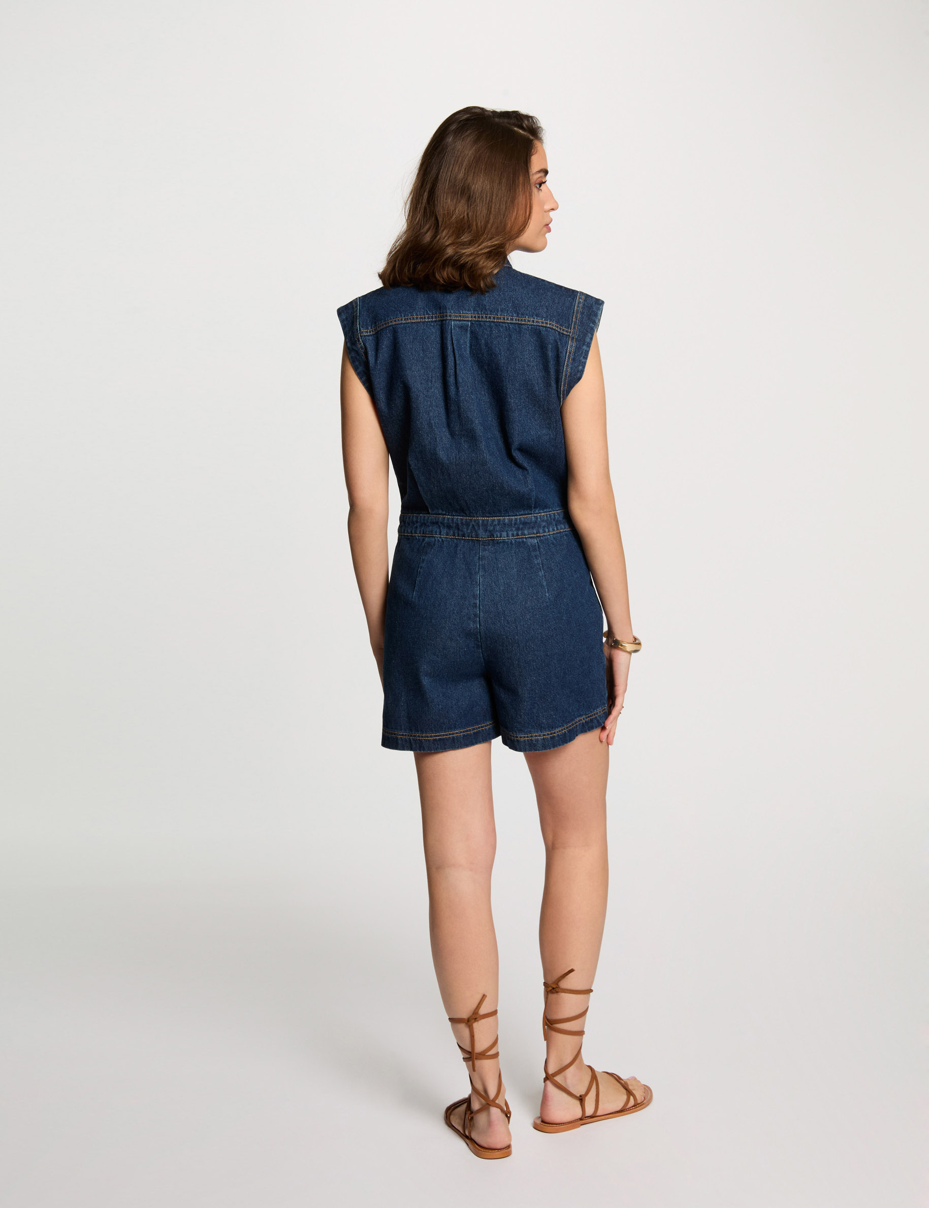 denim playsuit raw denim women Denim playsuit raw denim women