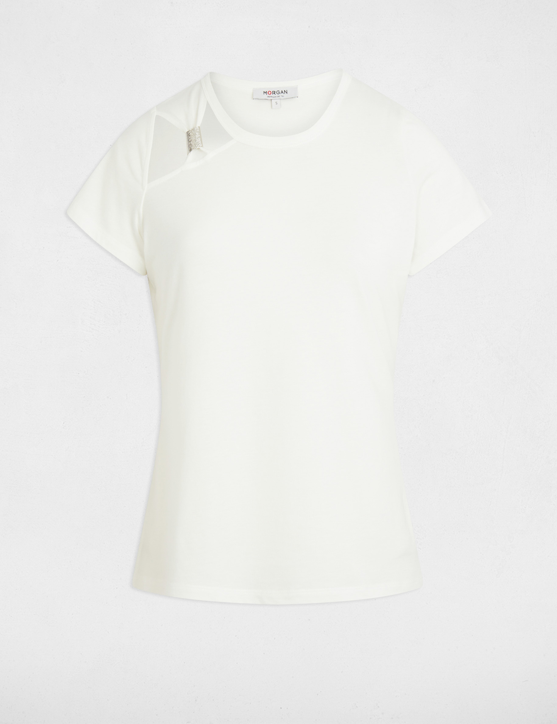 short sleeved t shirt white women Short-sleeved t-shirt white women