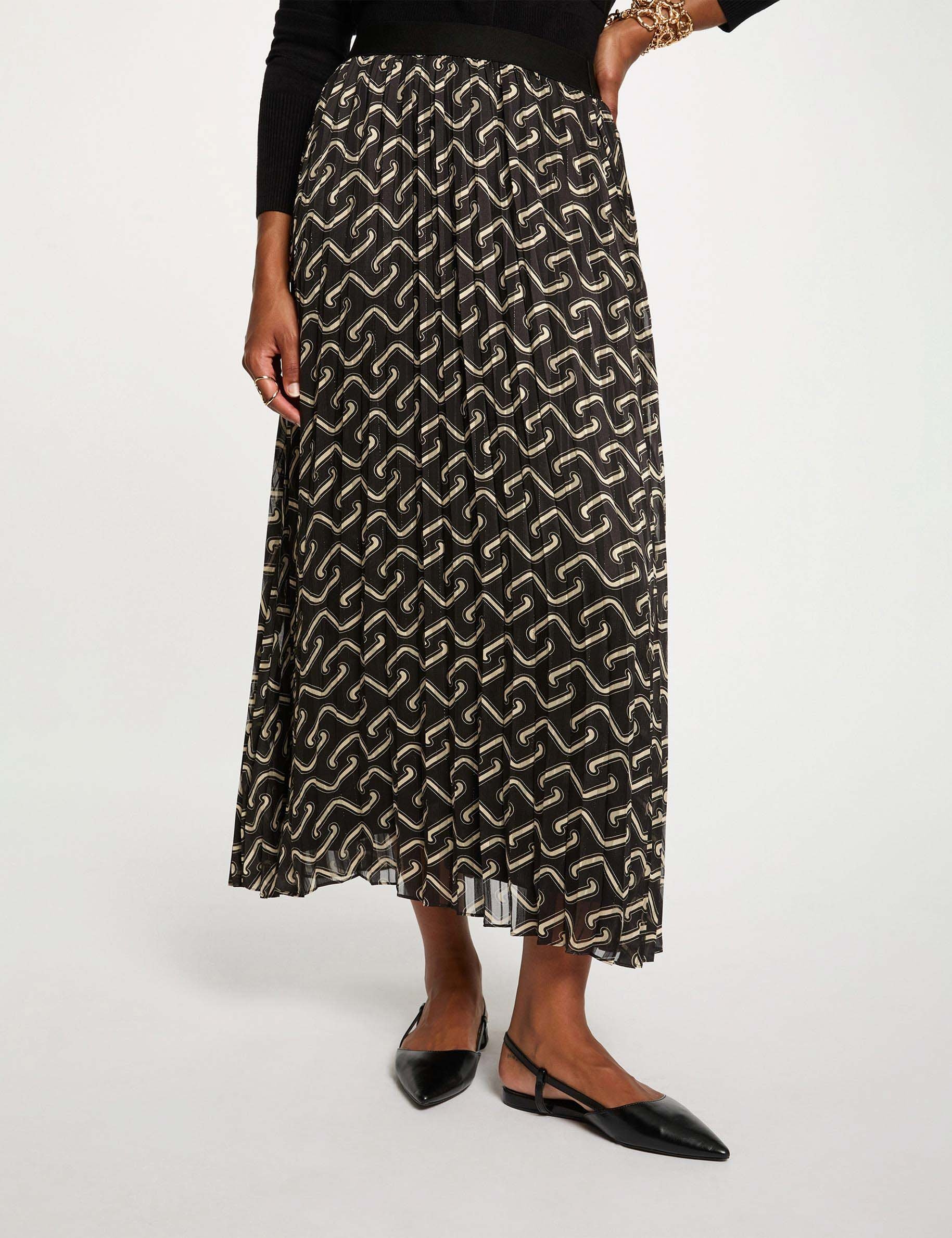 pleated long skirt multicolor women Pleated long skirt multicolor women