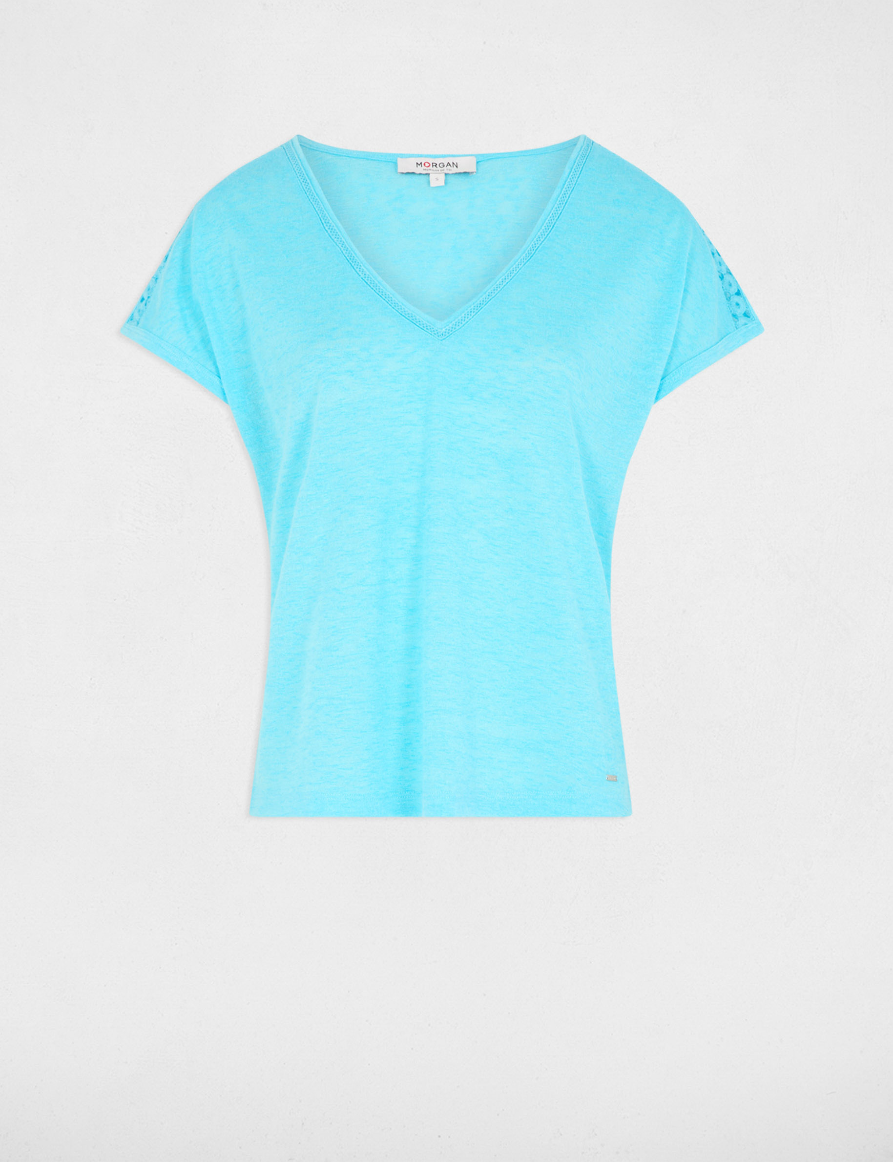 short sleeved t shirt sky blue women Short-sleeved t-shirt sky blue women