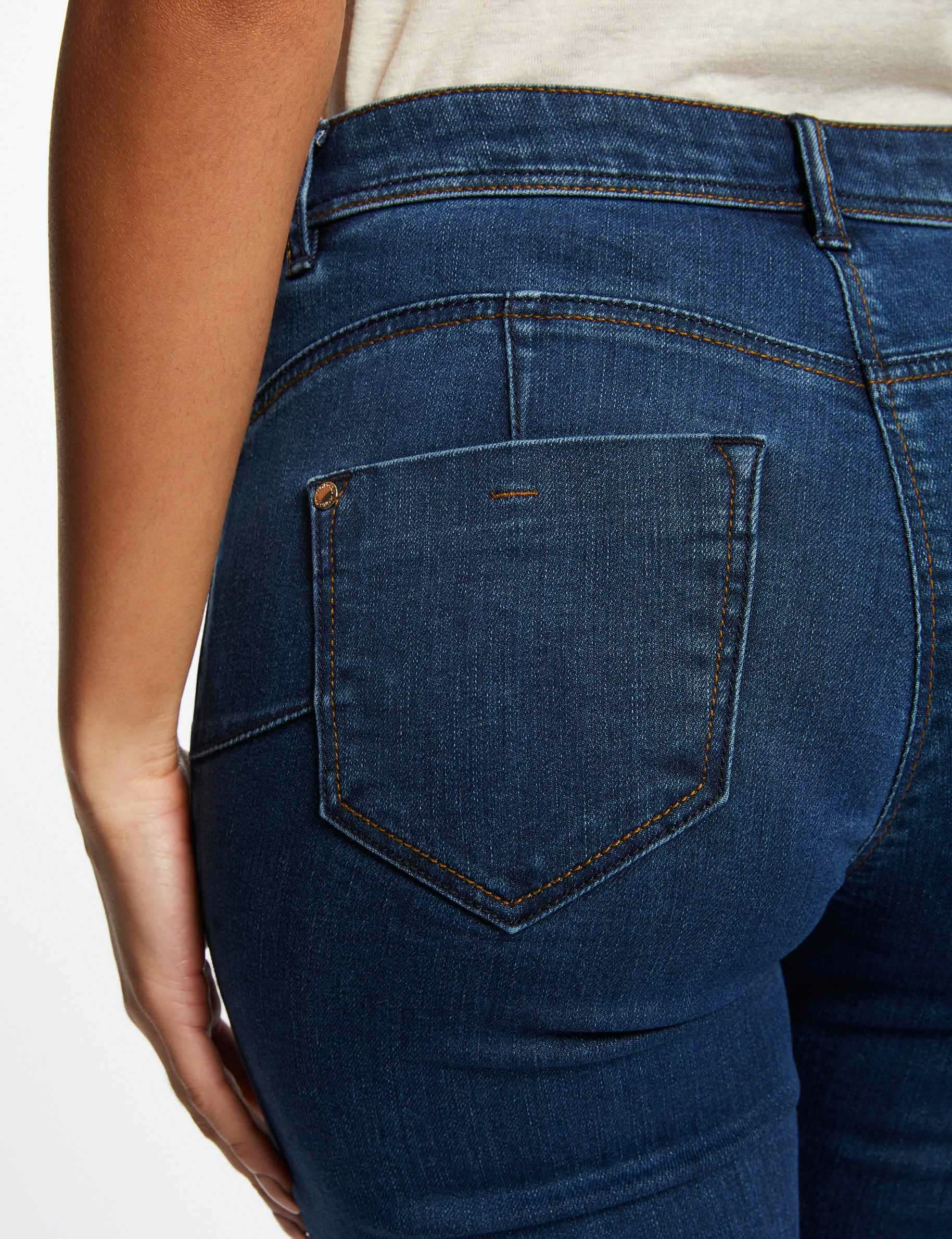 Standard waisted slim jeans stone denim ladies'