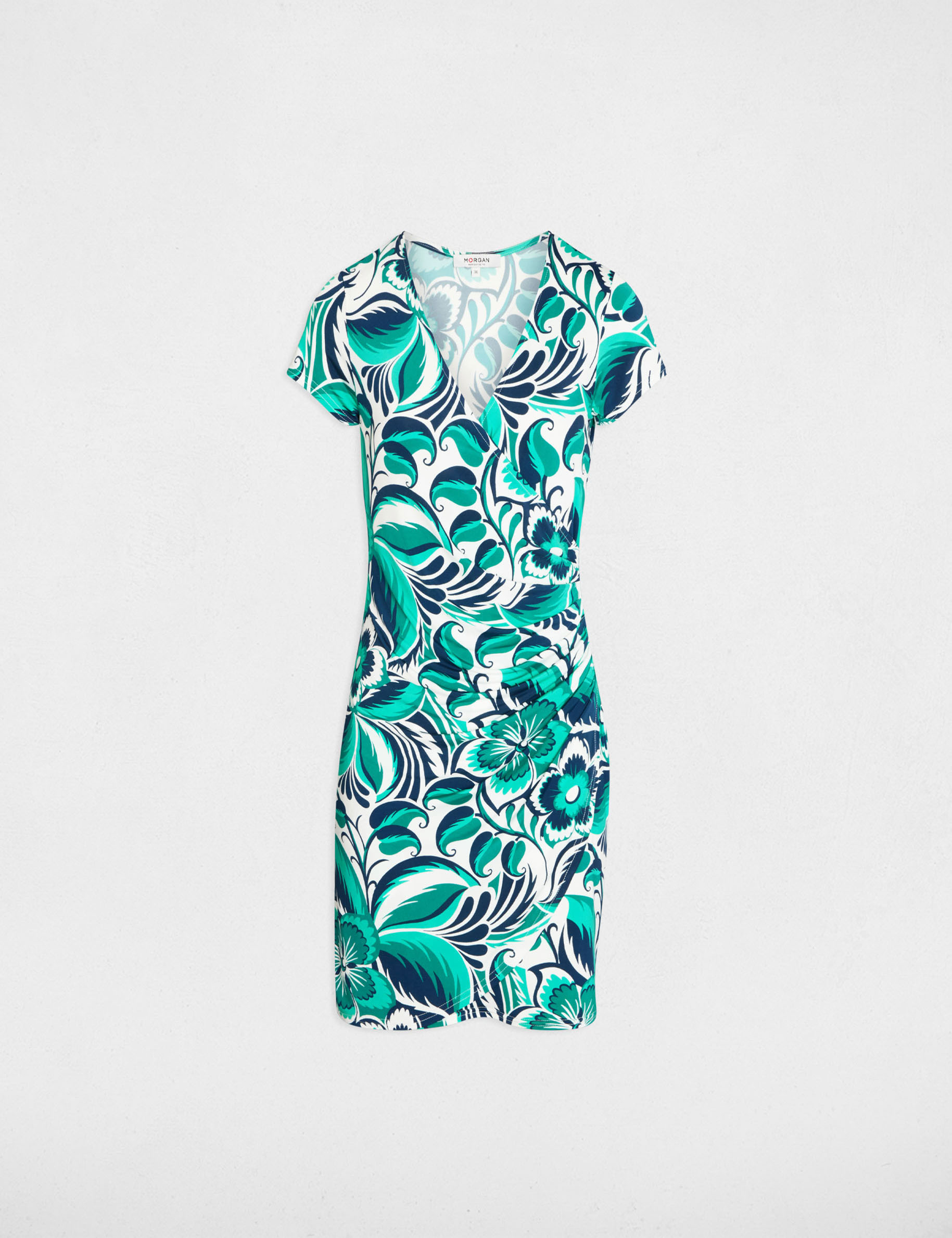 Short wrap dress multicolor women