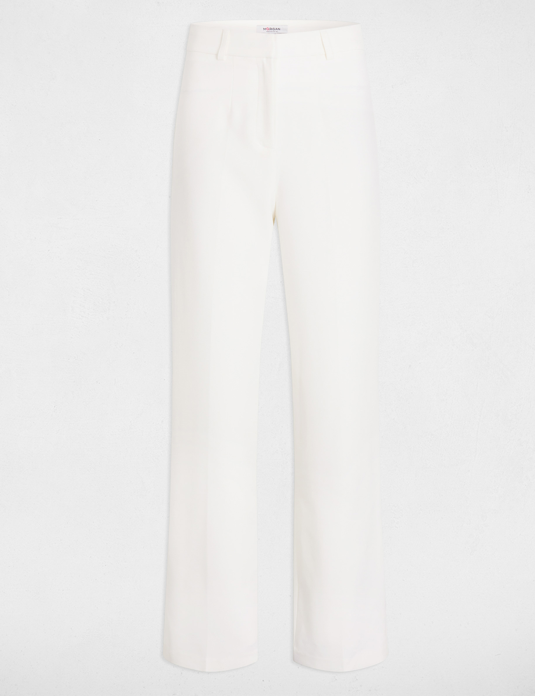 straight trousers with darts white women Straight trousers with darts white women