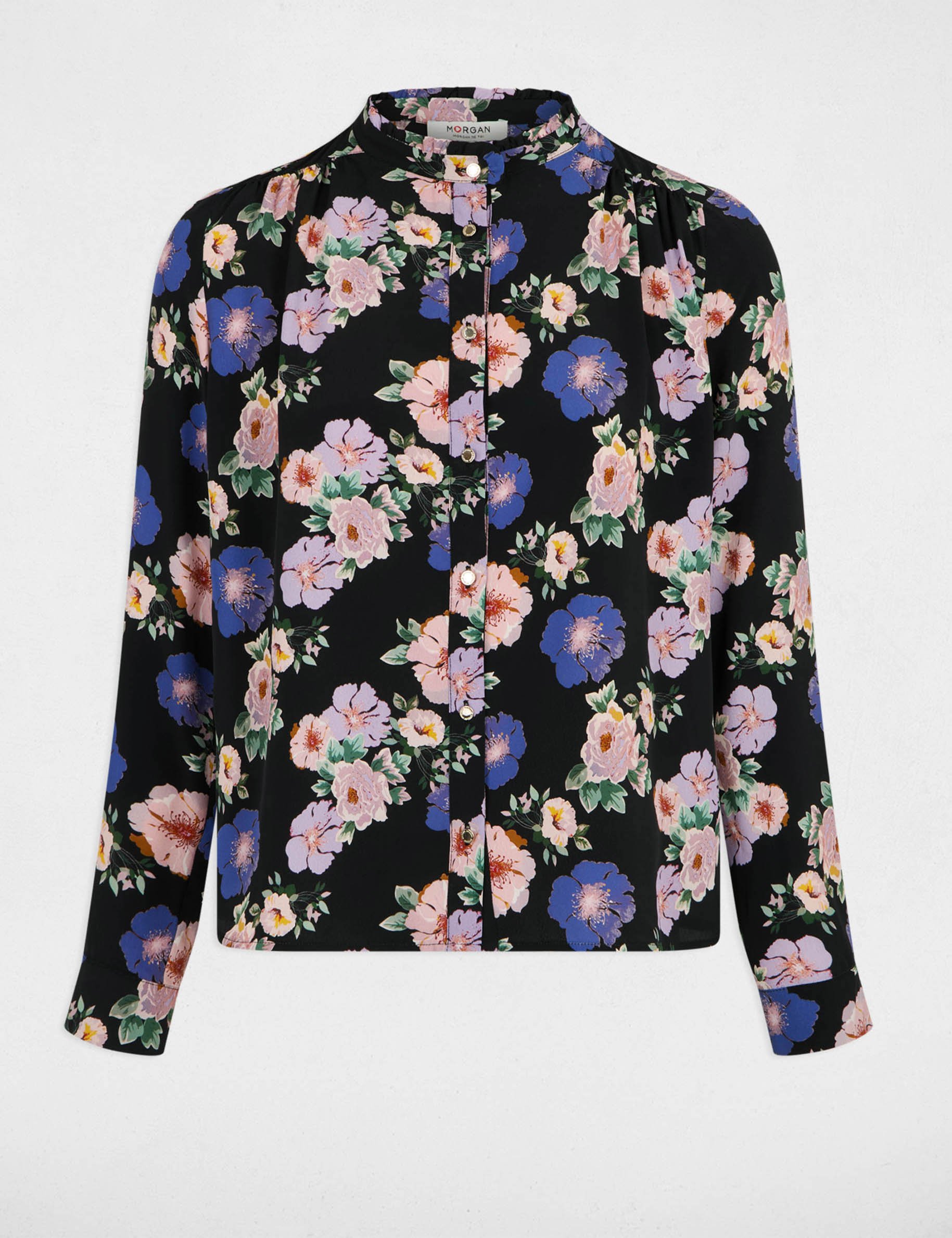 flowy printed shirt multicolor women Flowy printed shirt multicolor women
