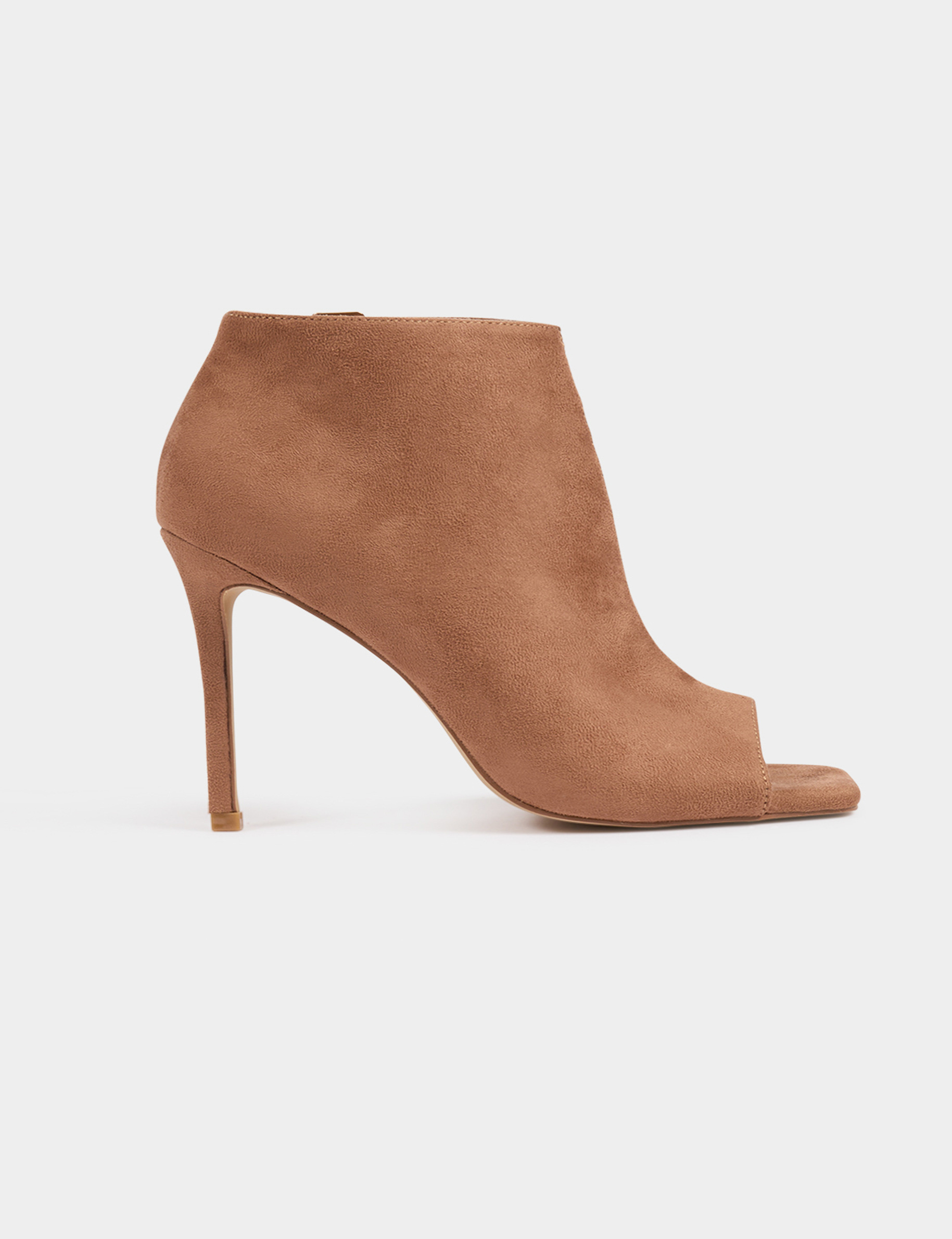 sandales a talons demi ouvertes marron femme Sandales à talons demi-ouvertes marron femme