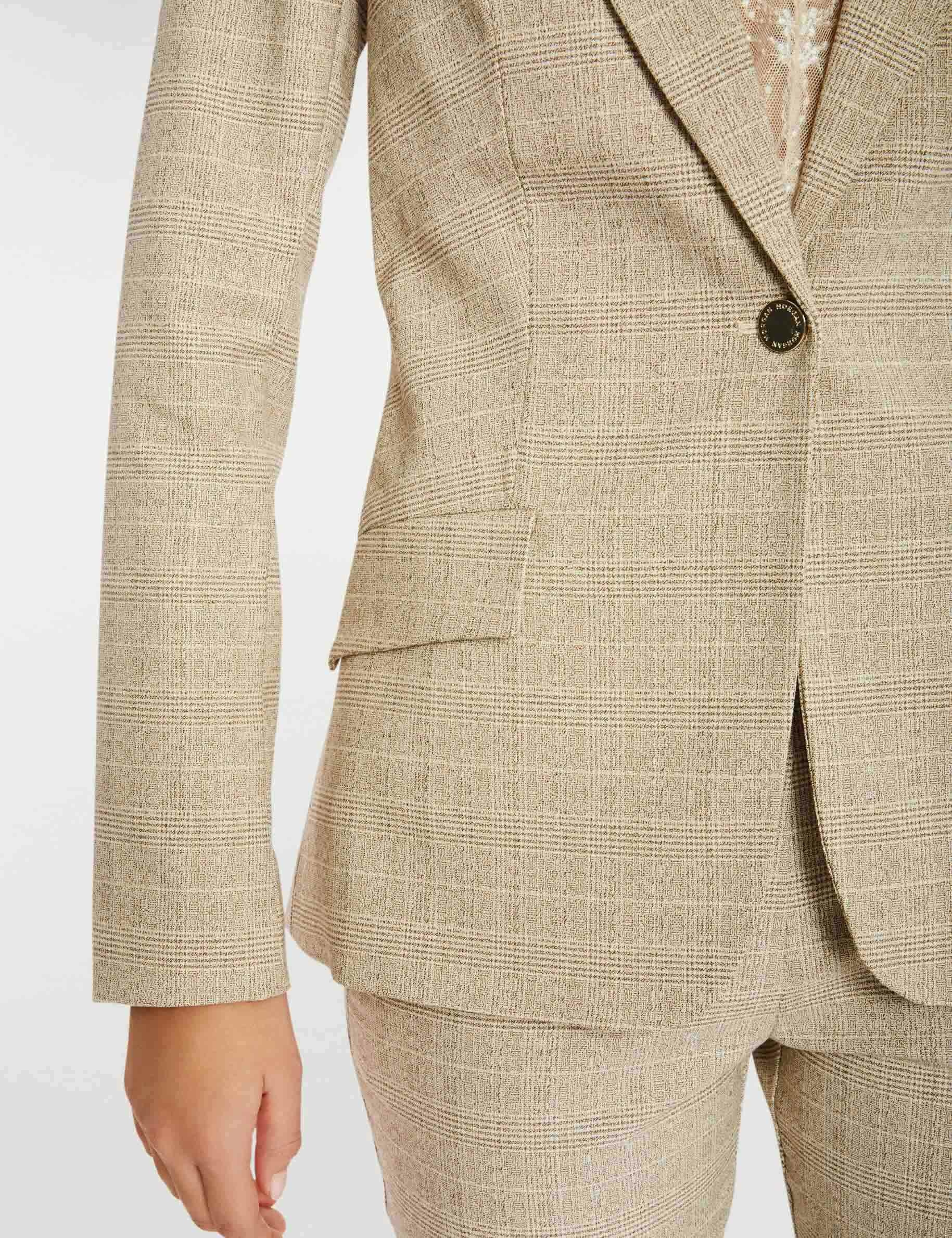 Straight city jacket beige ladies' Straight city jacket beige ladies'