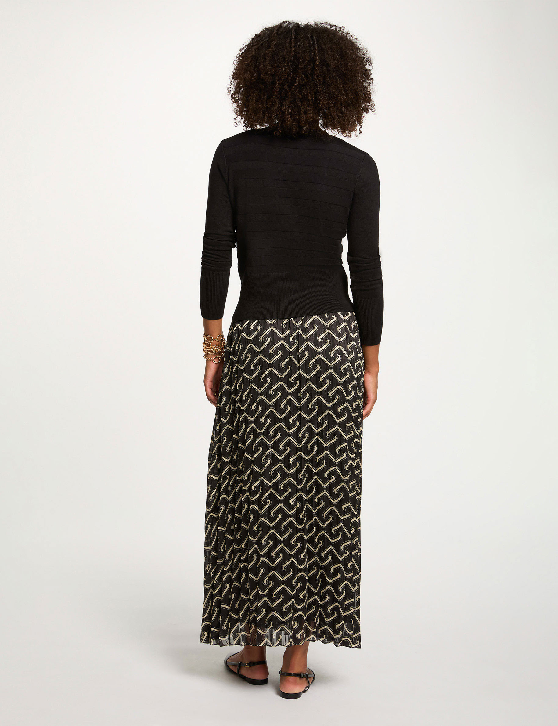 long sleeved cardigan black women Long-sleeved cardigan black women