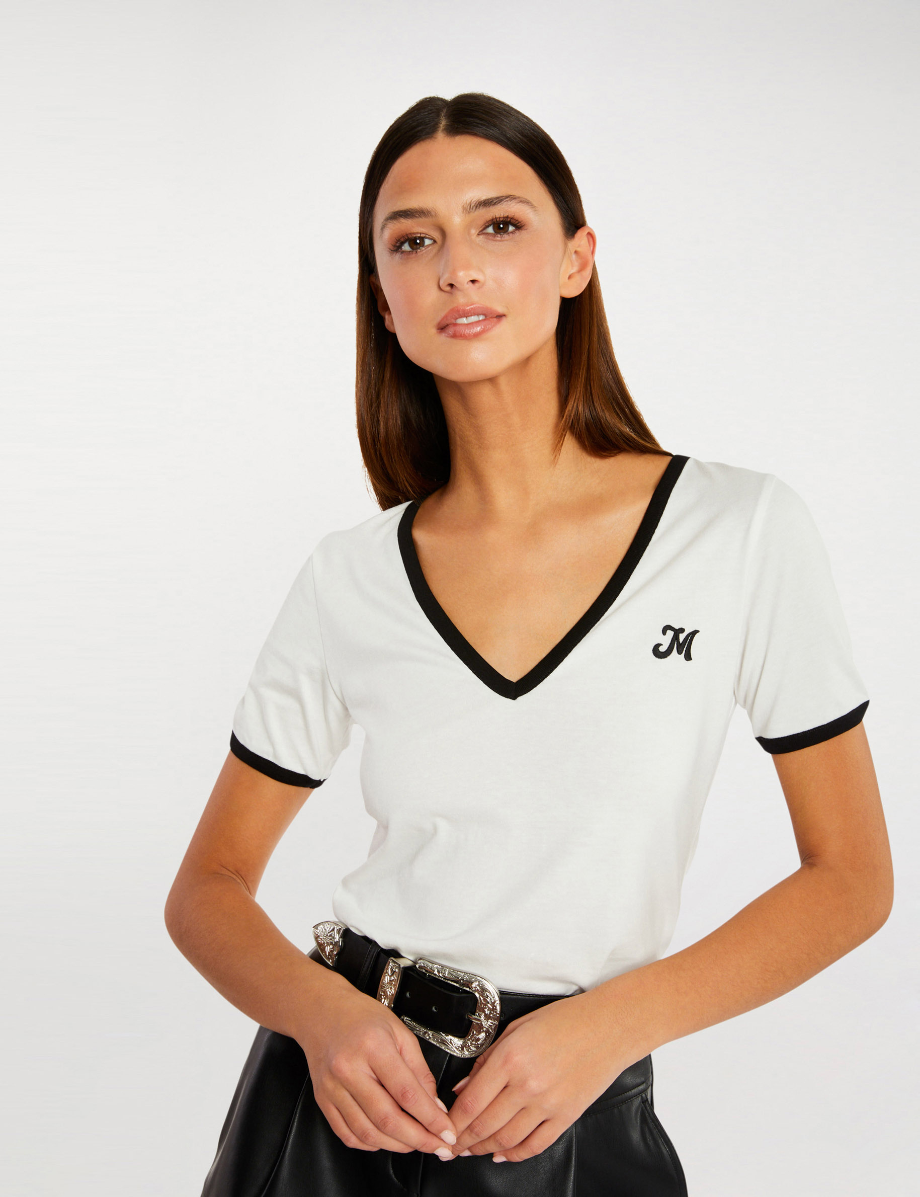 Short-sleeved t-shirt ecru ladies' Short-sleeved t-shirt ecru ladies'
